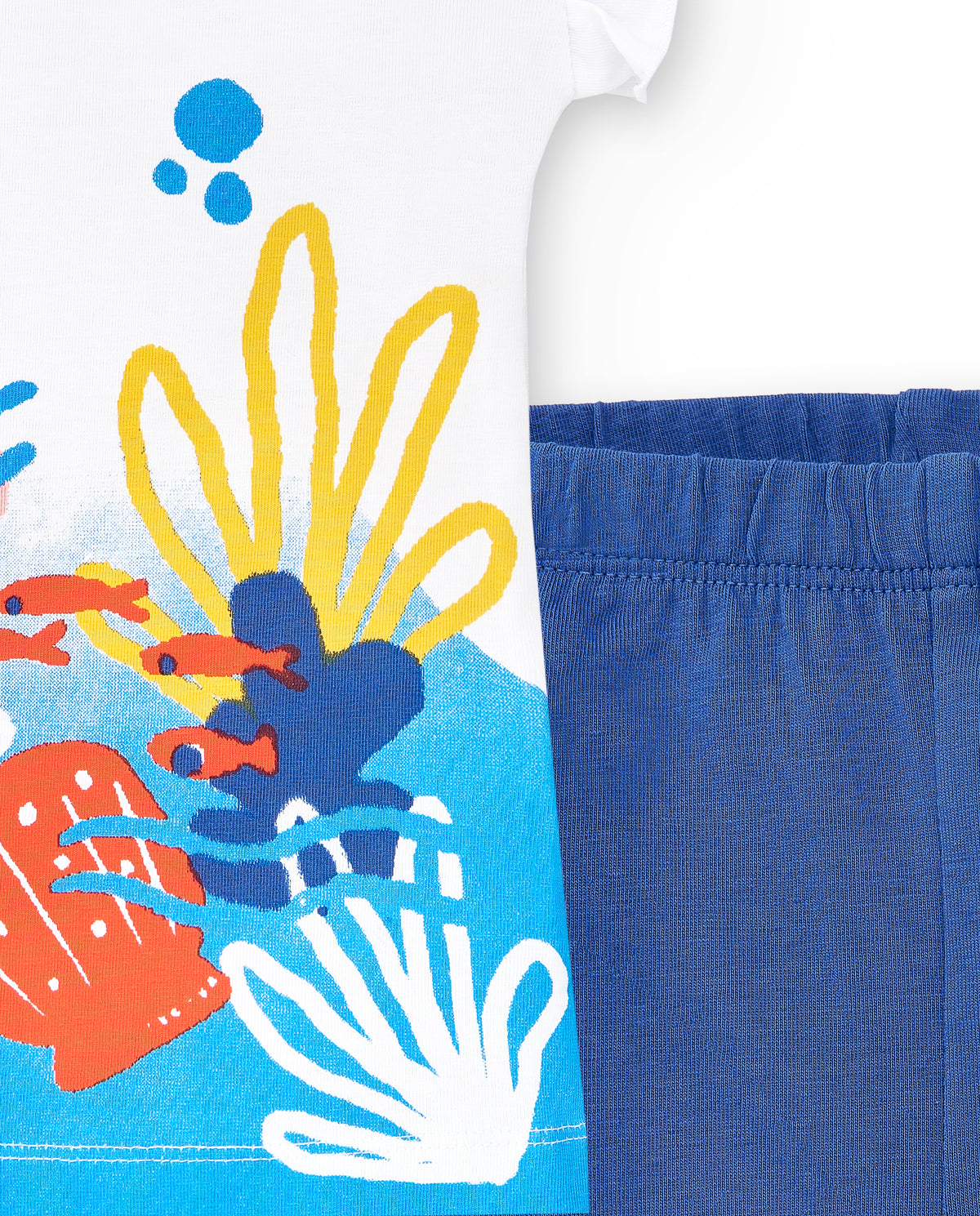 Conjunto punto blanco azul niña Salty Air