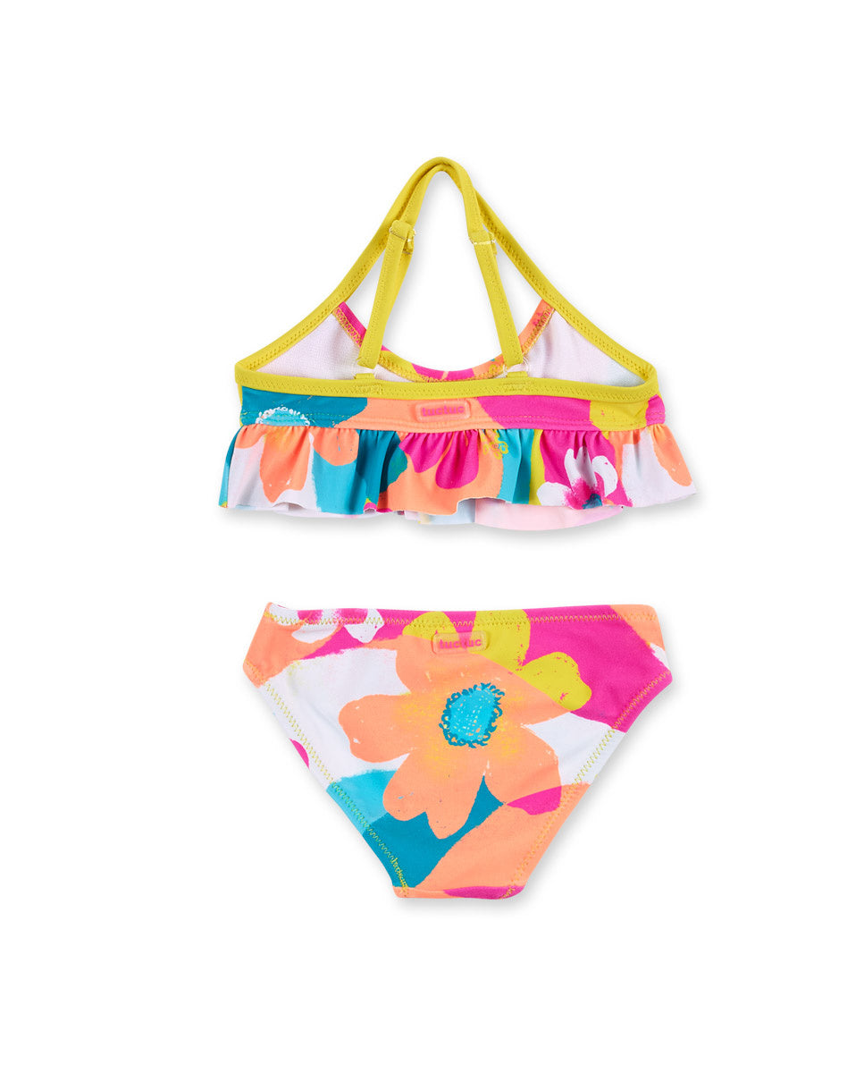 Bikini fucsia niña Laguna Beach