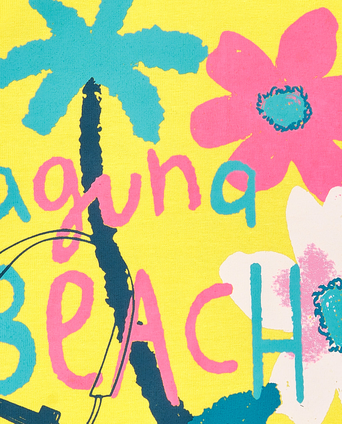 Camiseta punto amarillo 'Laguna Beach' niña Laguna Beach