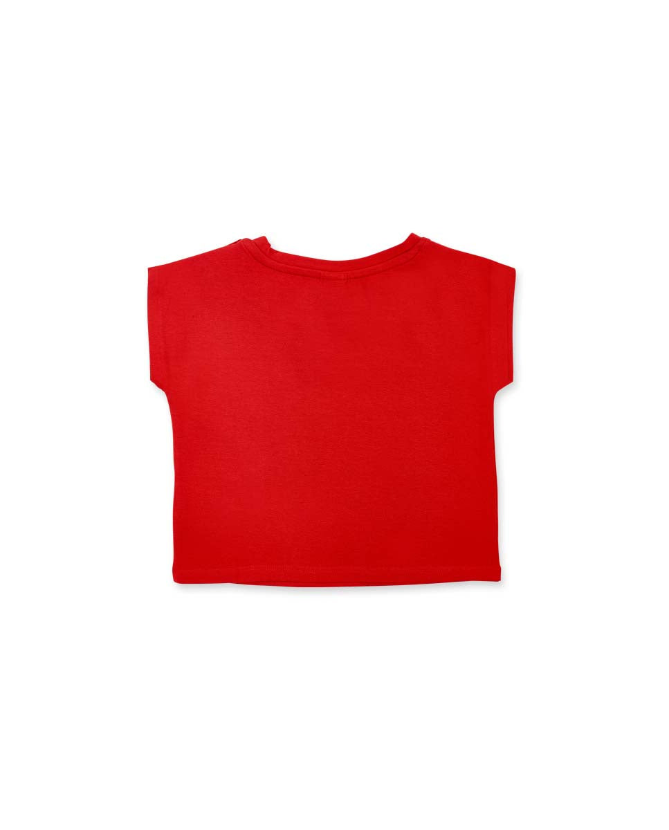 Camiseta punto rojo niña Hey Sushi
