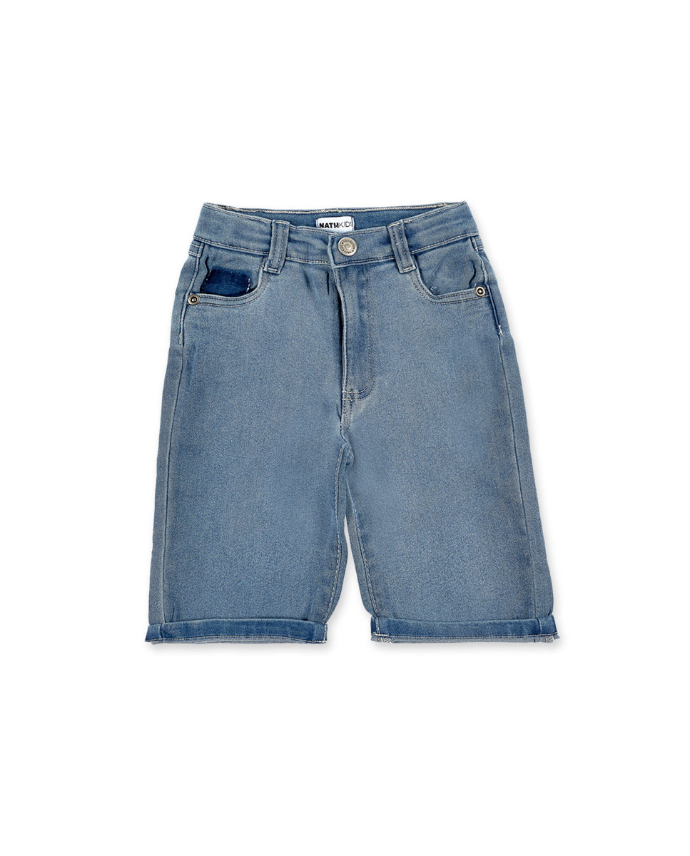 Bermuda denim azul niño Skating World