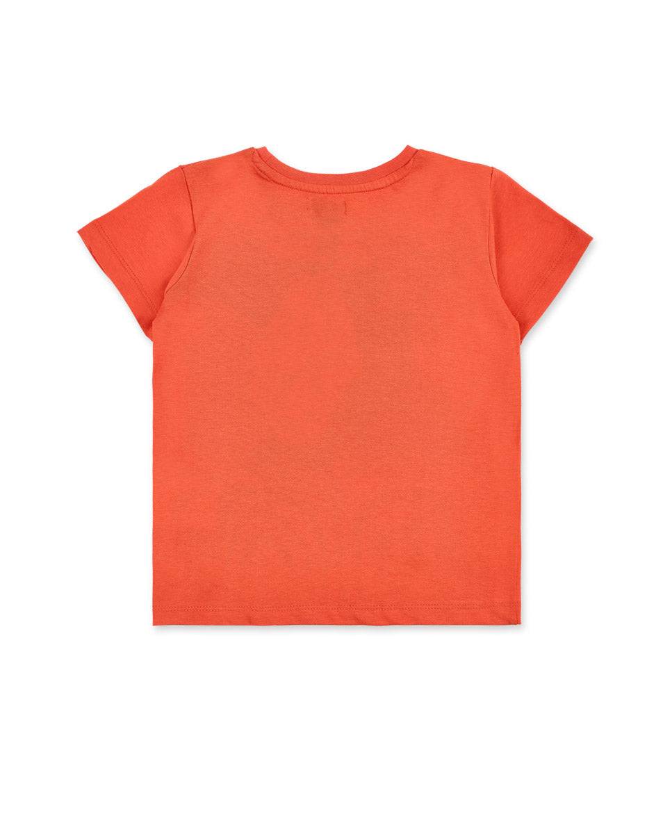 Camiseta punto naranja niño My Plan To Escape