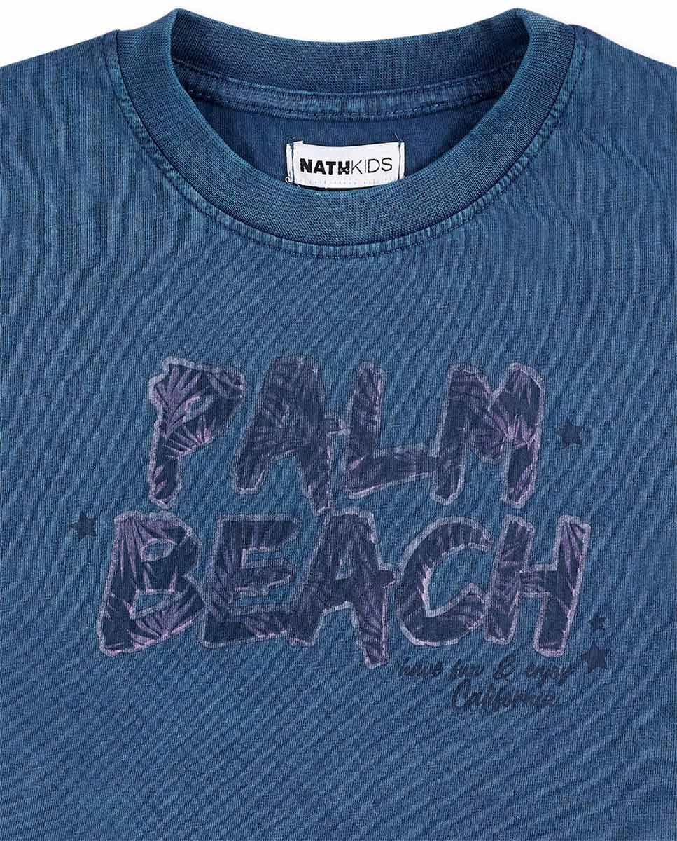 Camiseta punto navy niña Californian Chill