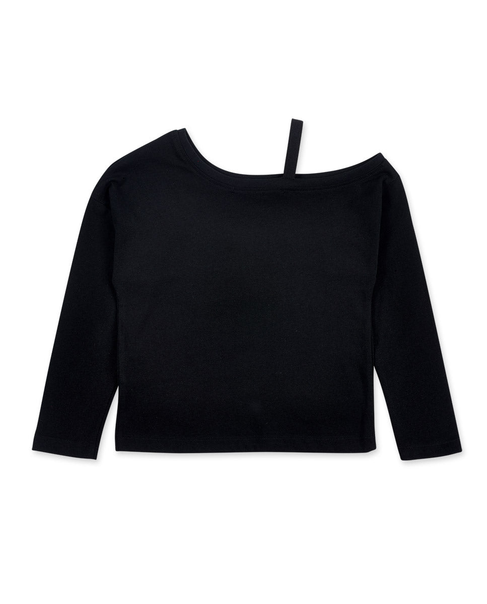 Camiseta punto negro niña Ultimate City Chic