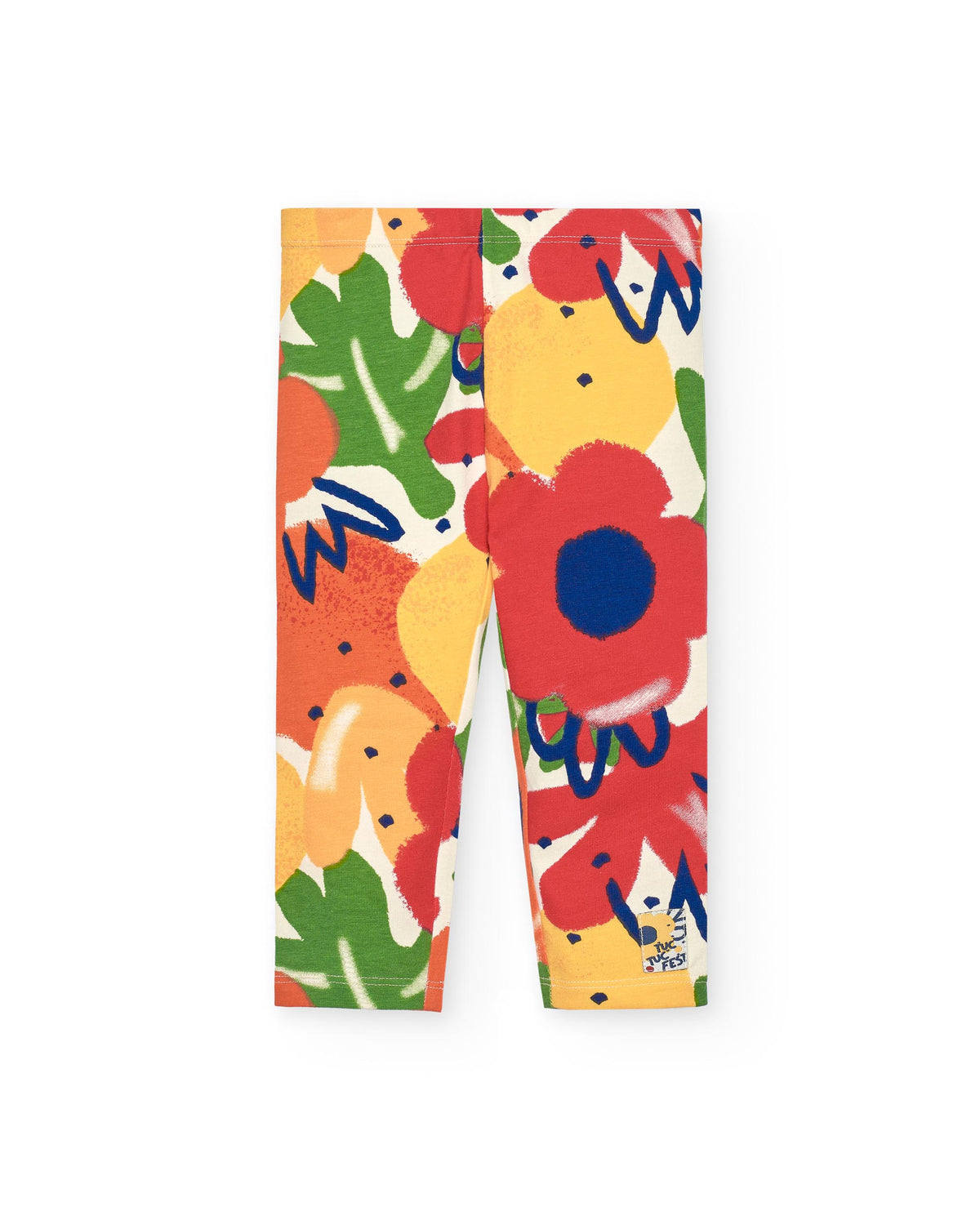 Legging de niña con estampado floral colección Music Up