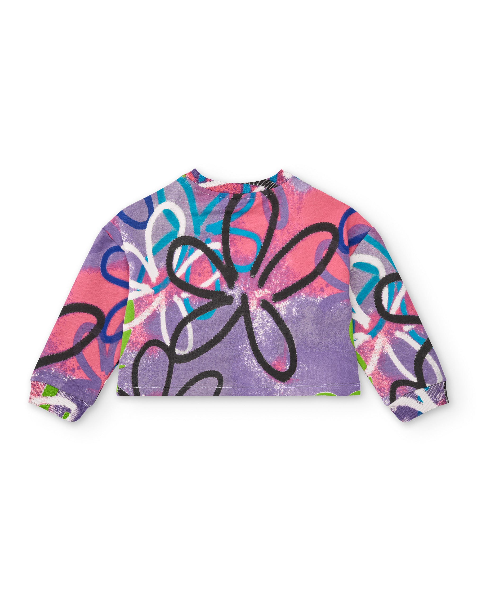 Sudadera estampada multicolor para niña colección Crazy Feelings