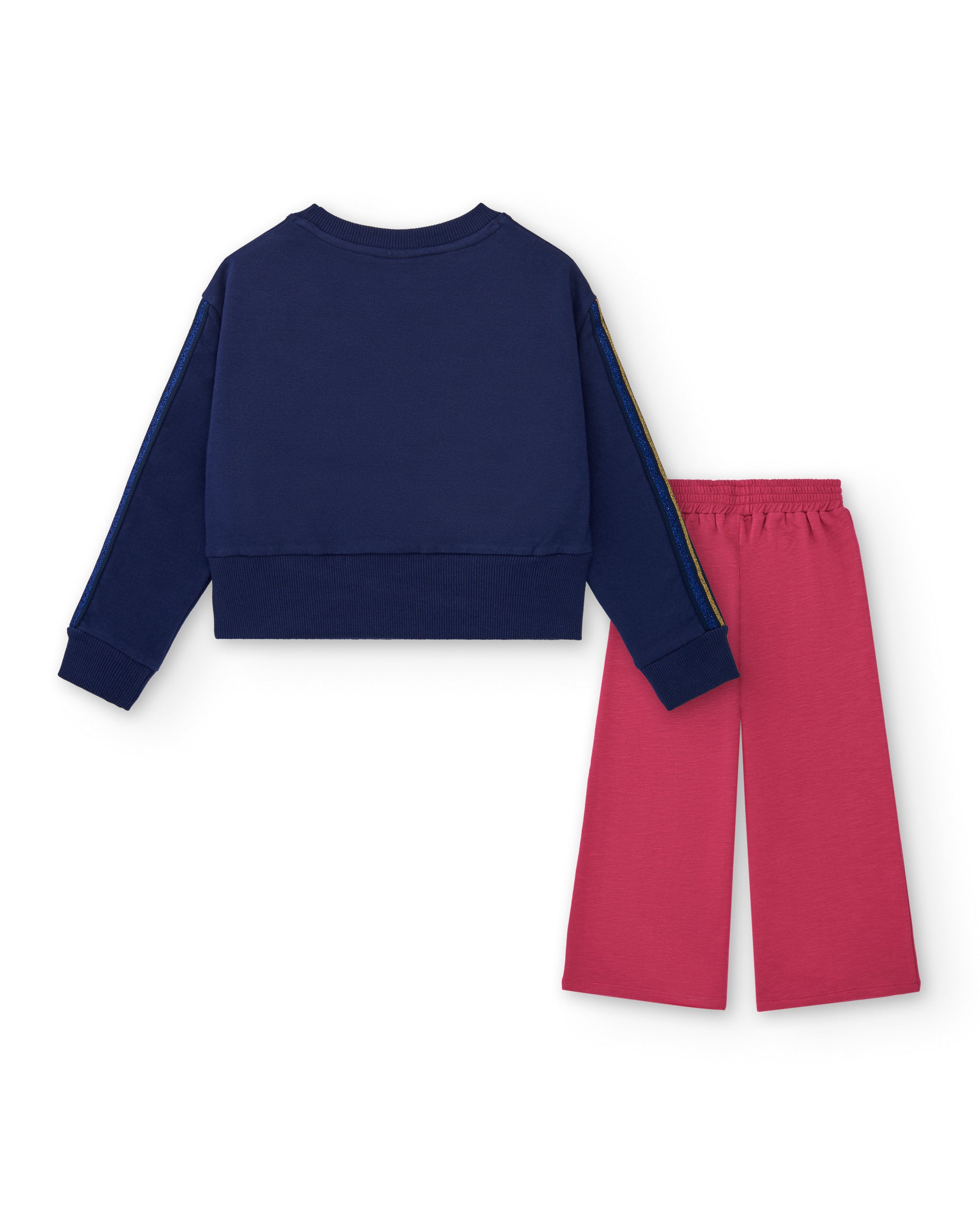 Conjunto sudadera y pantalón culotte para niña colección Cold