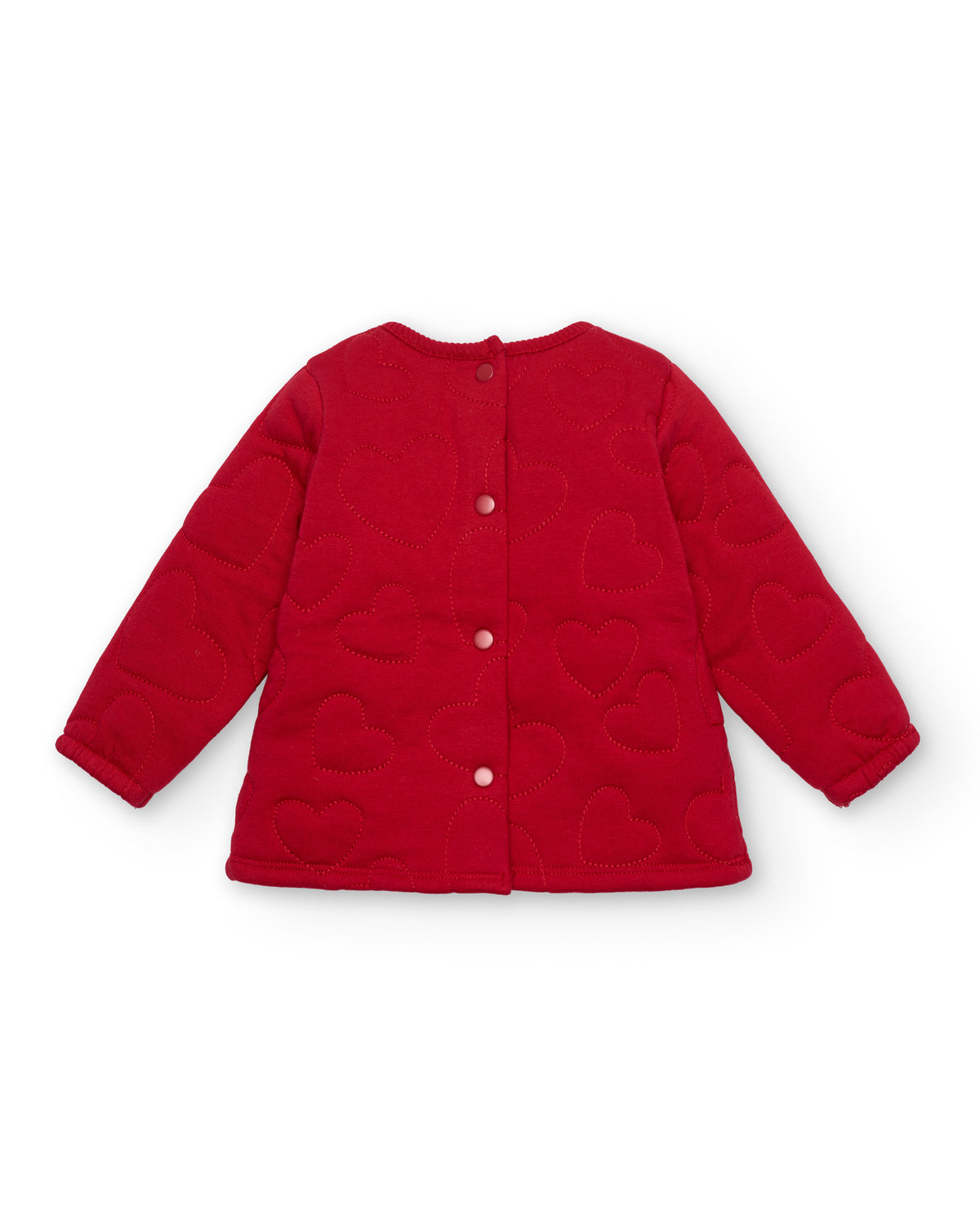 Conjunto para niña en rojo con estampado de mapaches colección