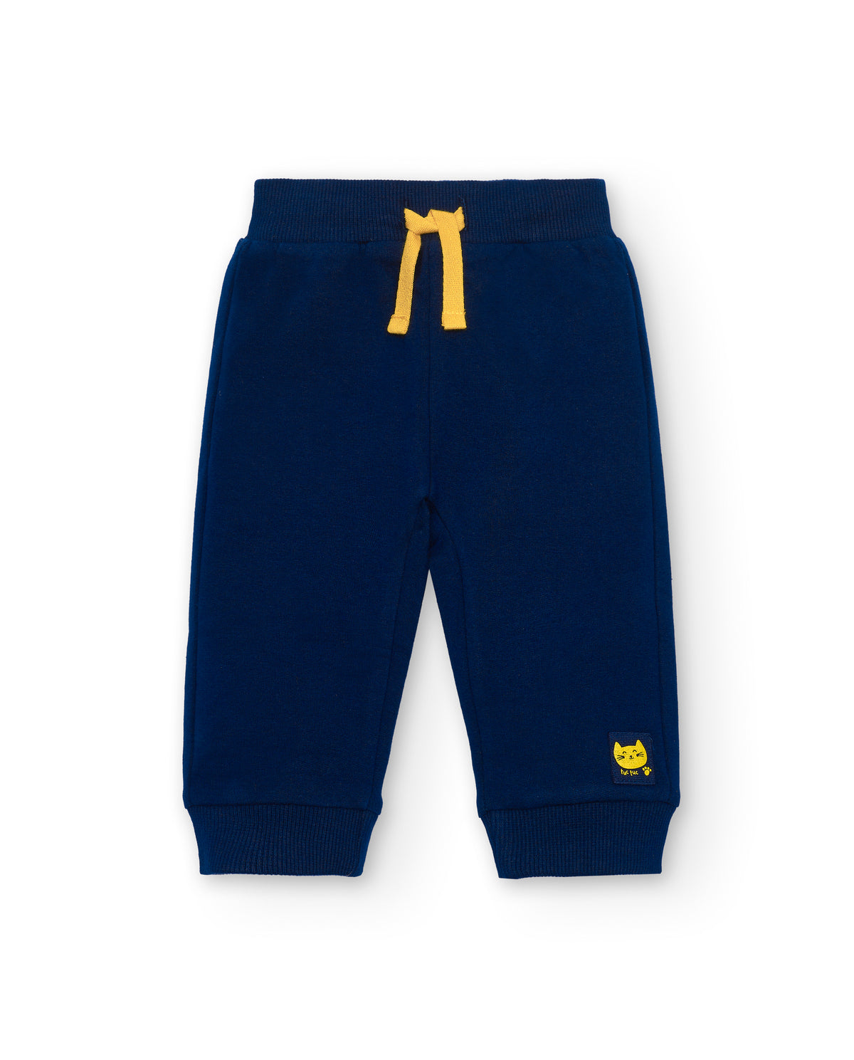 Conjunto de dos piezas para niño en amarillo y azul con