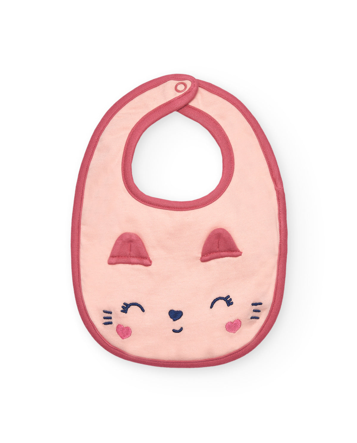 Pack de baberos para niña en rosa y azul con estampado de