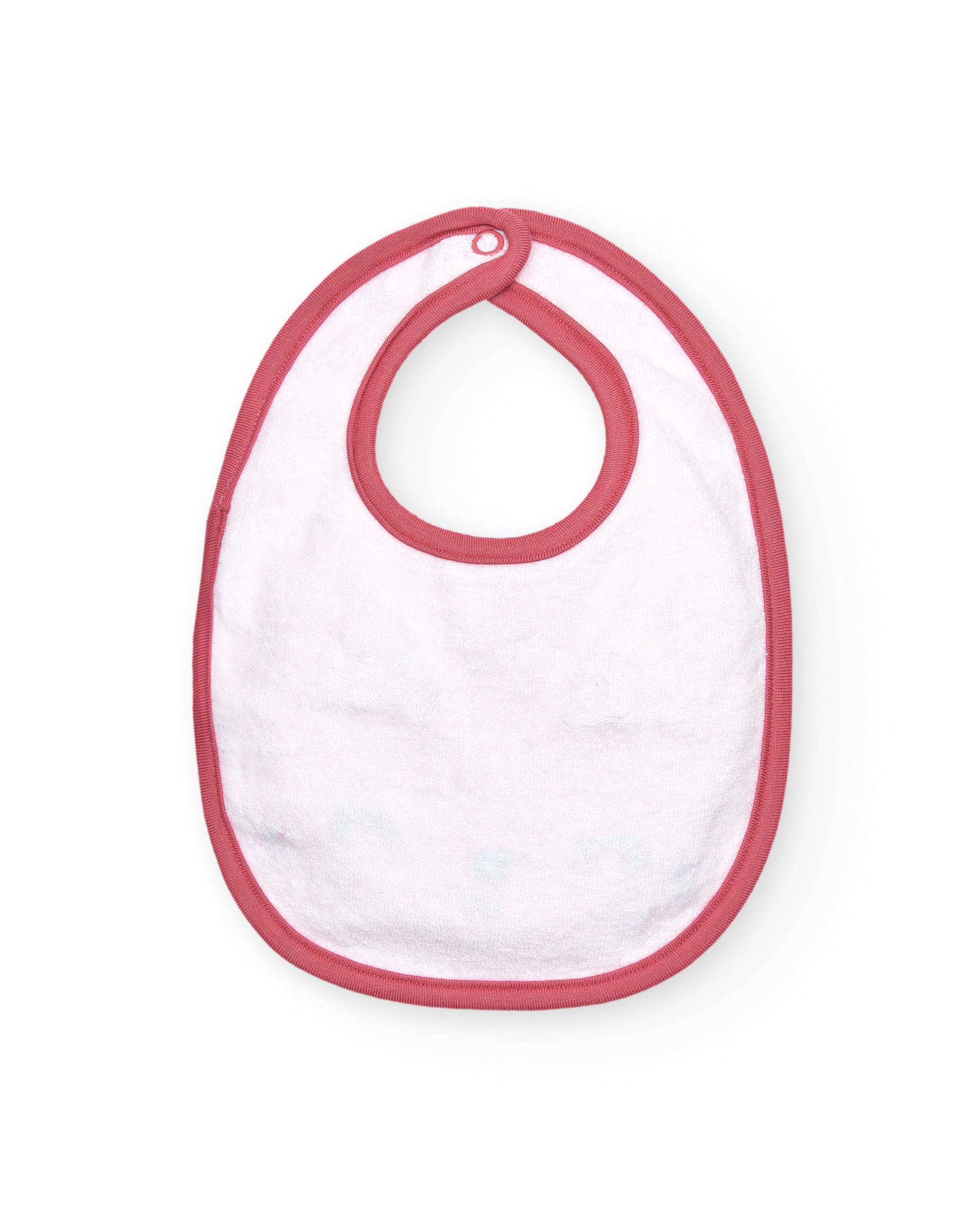 Pack de baberos para niña en rosa y azul con estampado de