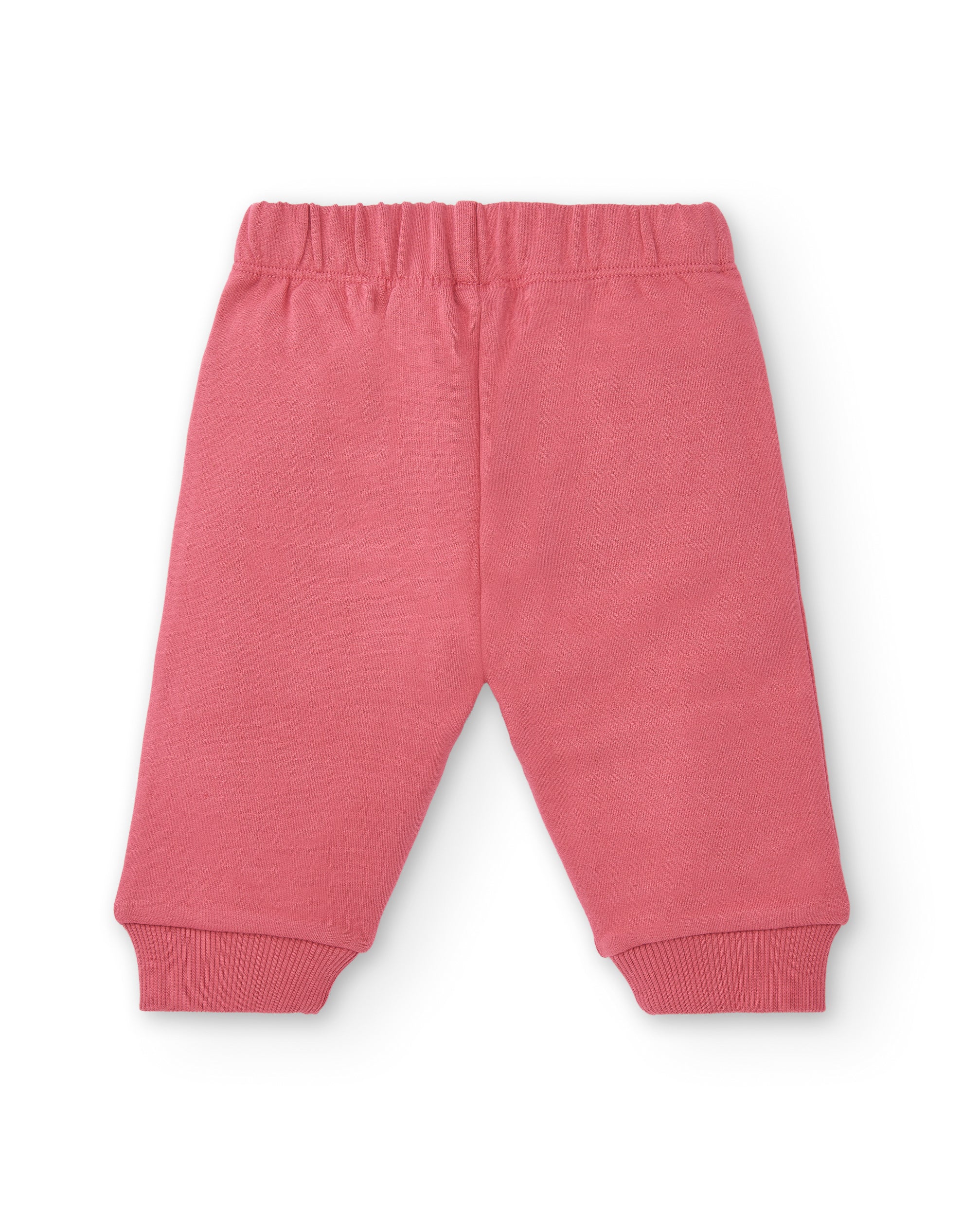 Conjunto para niña en rosa con chaqueta estampada de gatitos