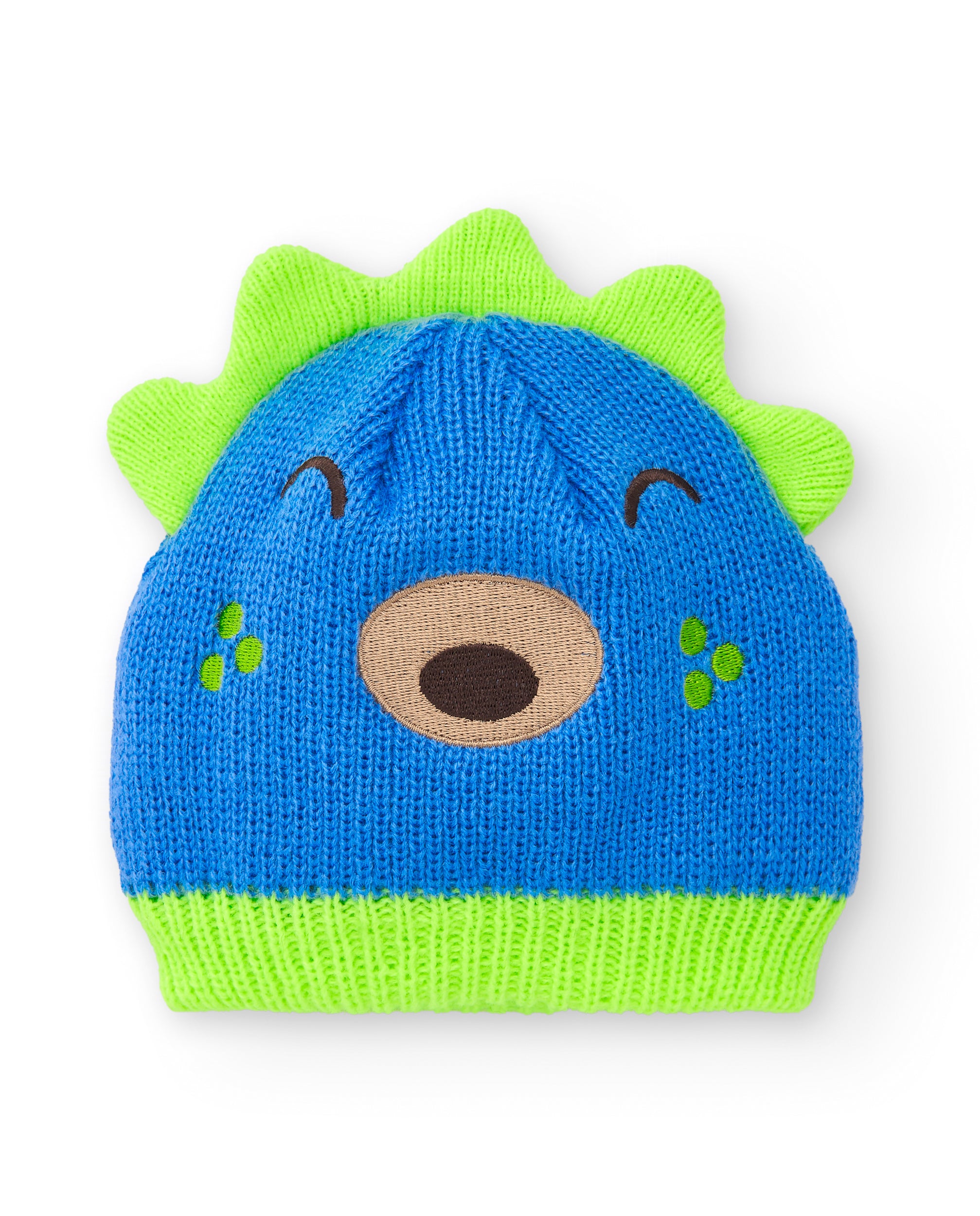 Gorro para niño en azul con detalle de erizo colección Hedgehog