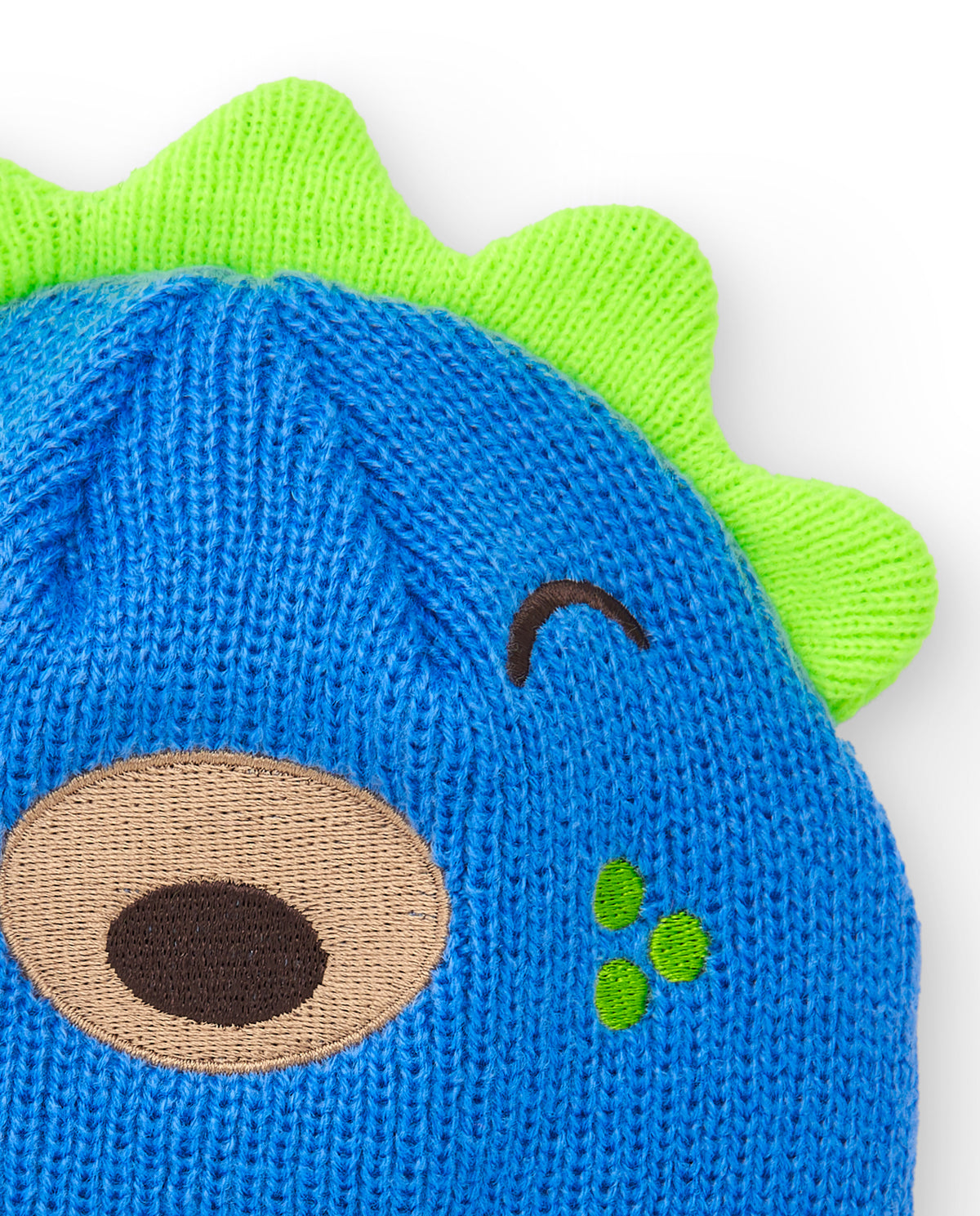 Gorro para niño en azul con detalle de erizo colección Hedgehog