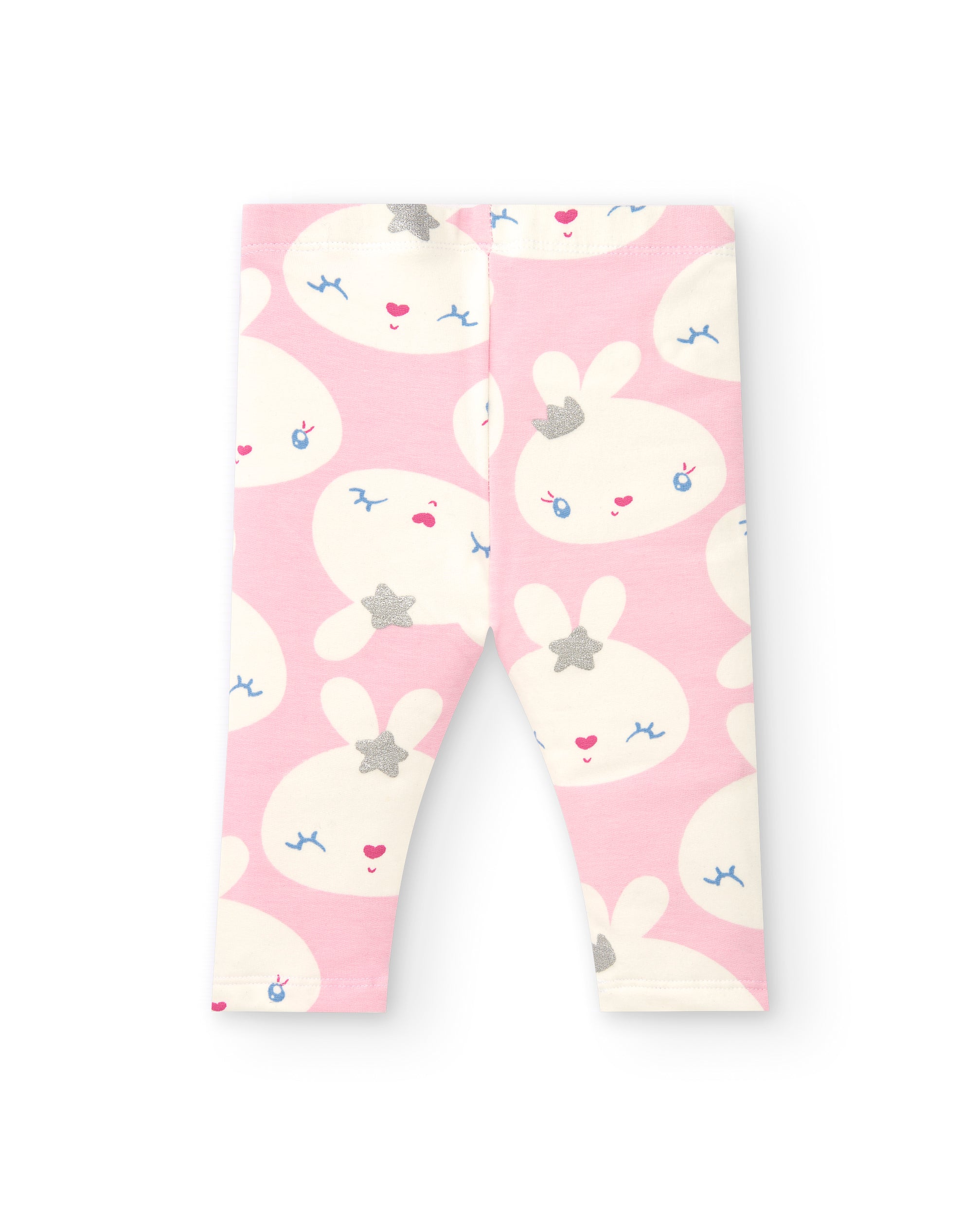 Conjunto para niña en lila con diseño de conejito colección