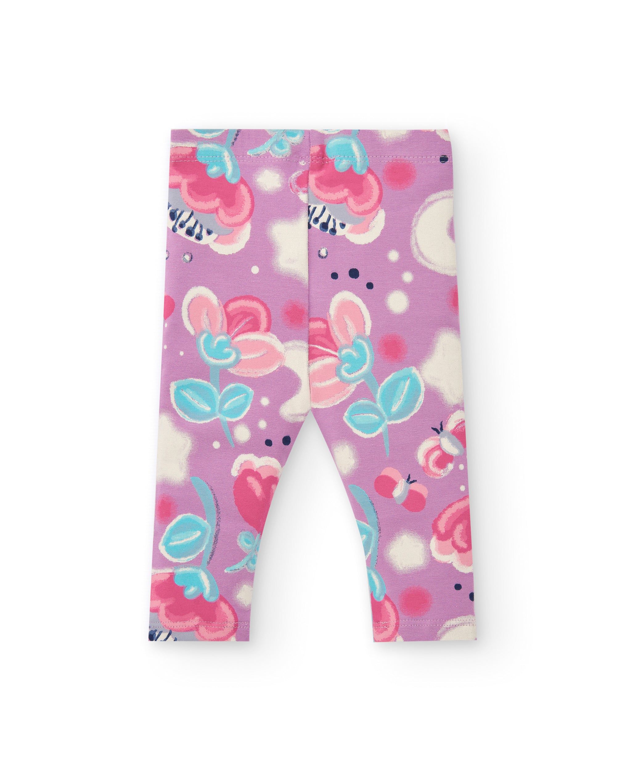 Conjunto para niña en fucsia con detalles brillantes colección