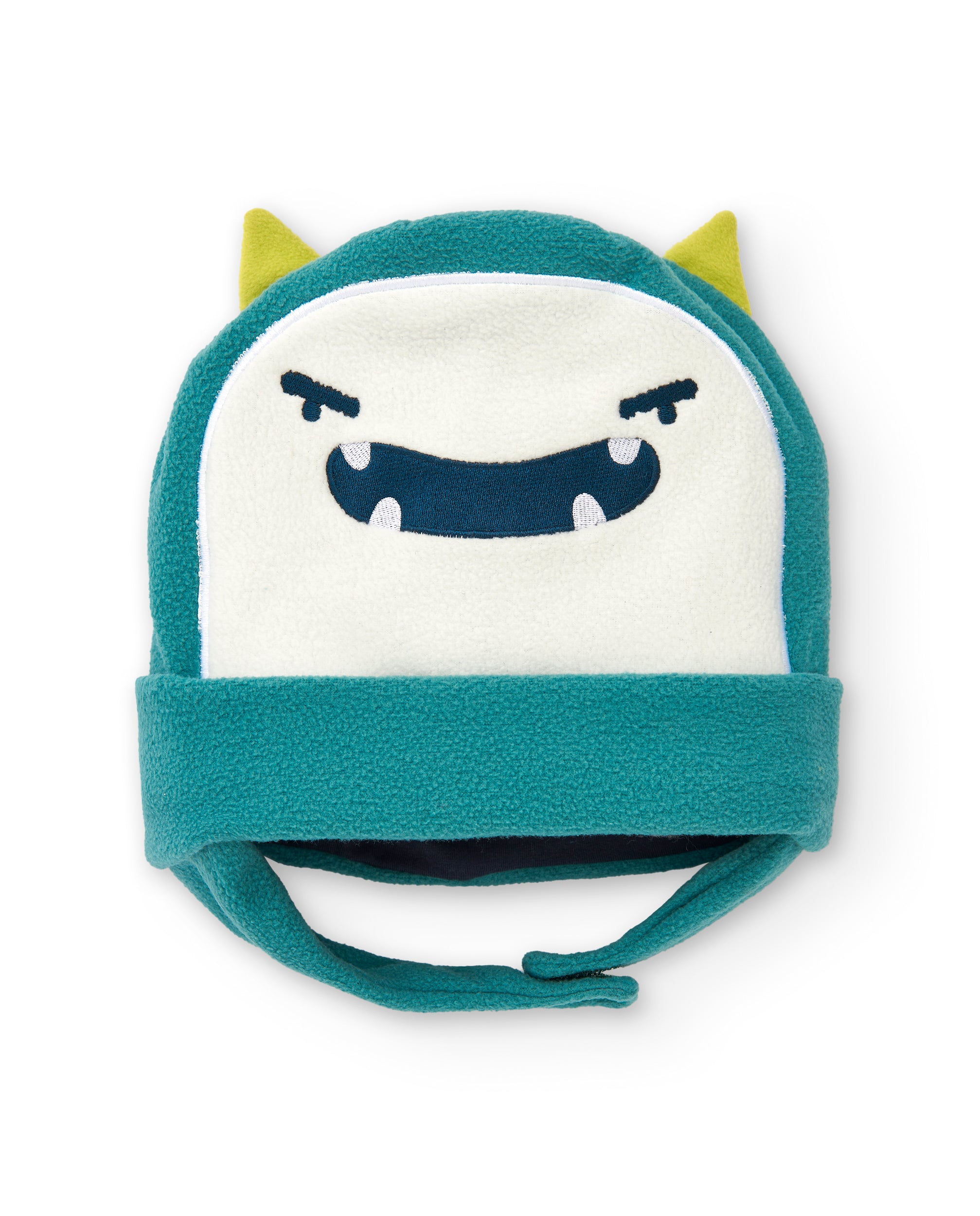 Gorro verde con diseño de monstruo para niño de la colección
