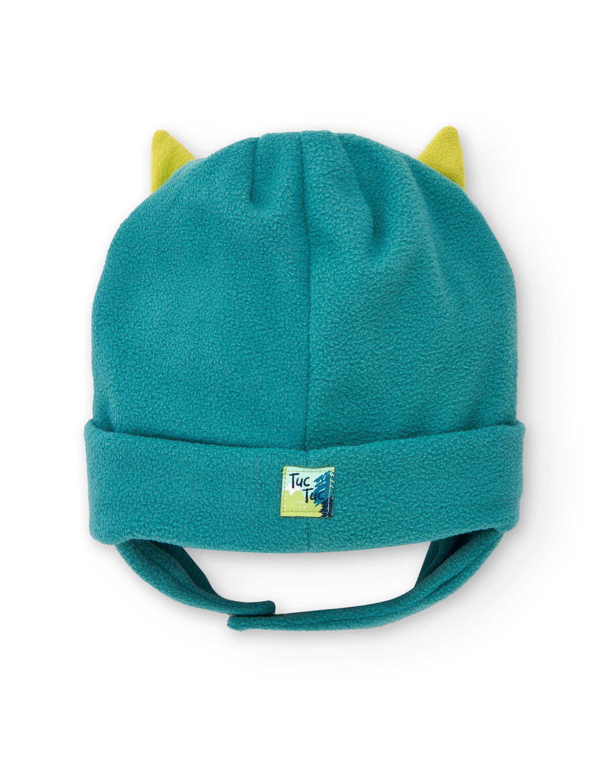 Gorro verde con diseño de monstruo para niño de la colección