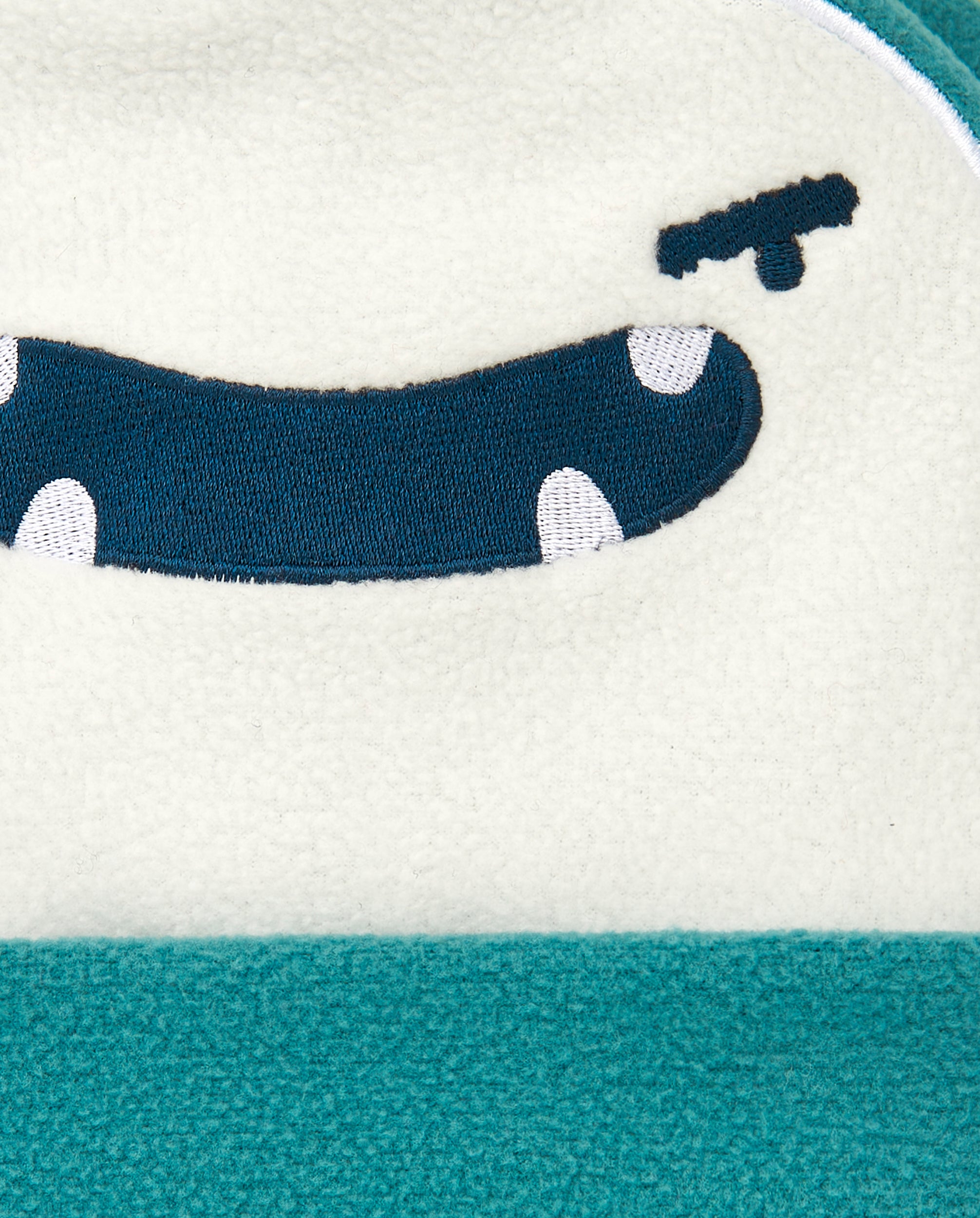 Gorro verde con diseño de monstruo para niño de la colección