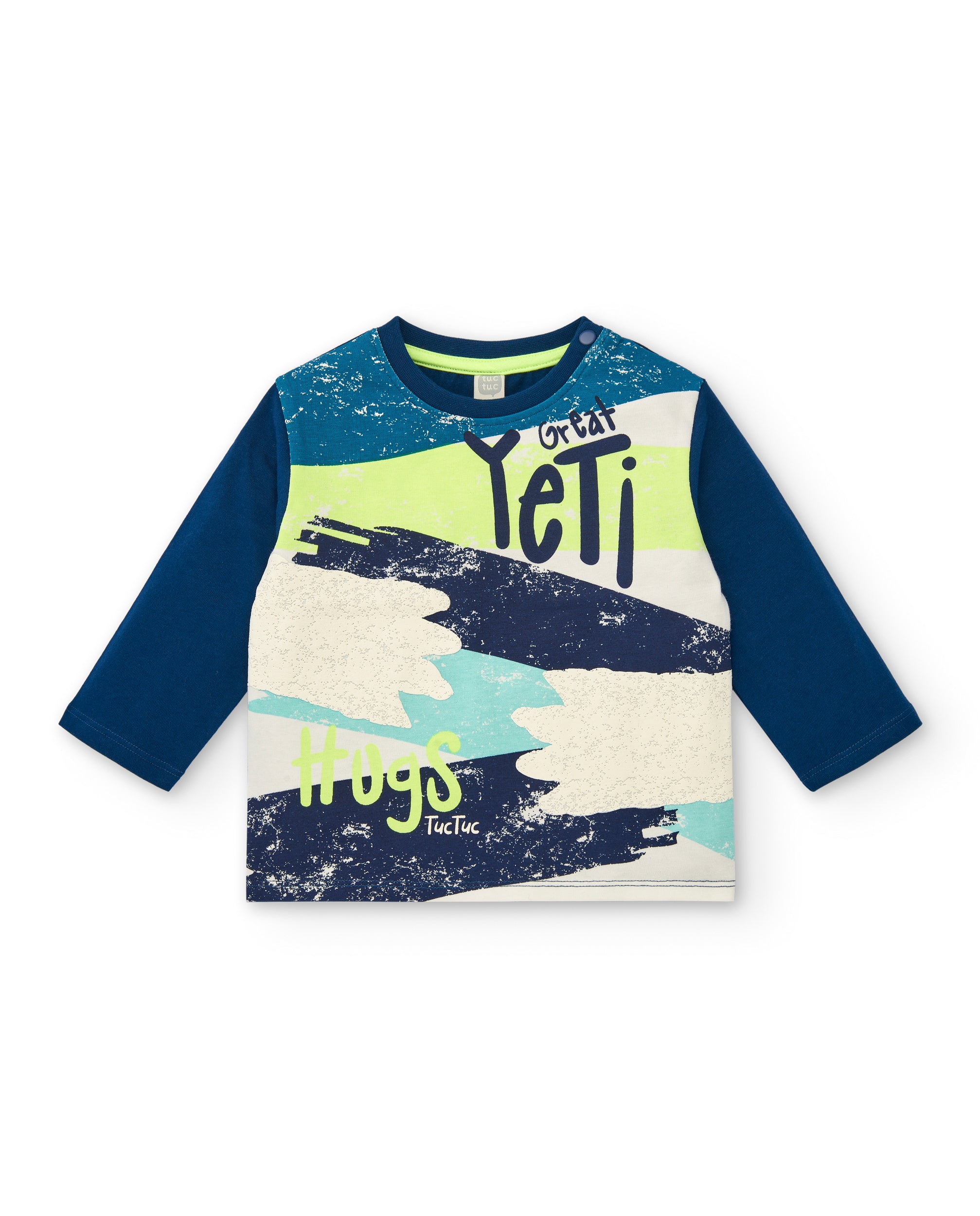 Camiseta de manga larga con estampado "Great Yeti Hugs" para