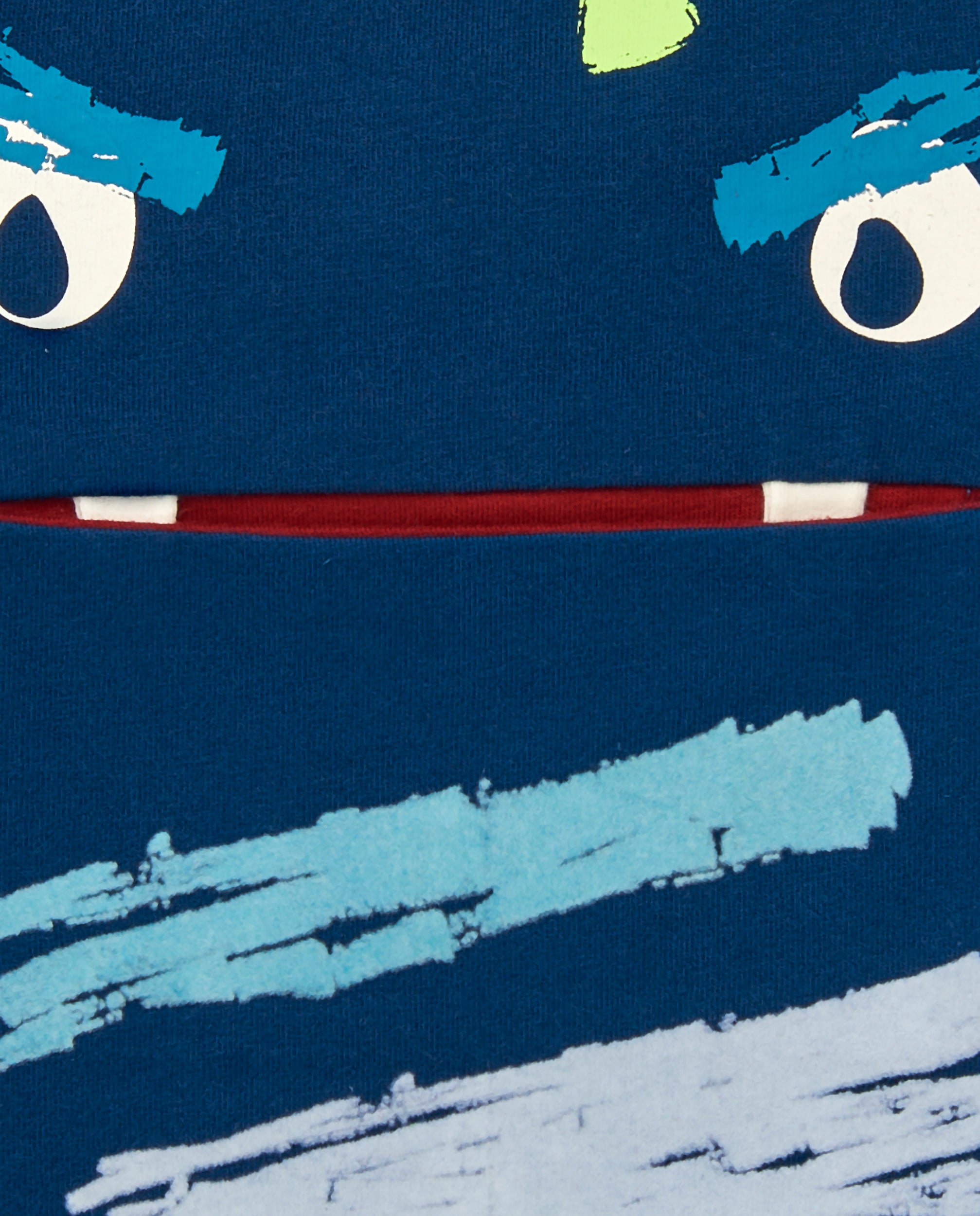 Camiseta de manga larga con diseño de monstruo para niño de la