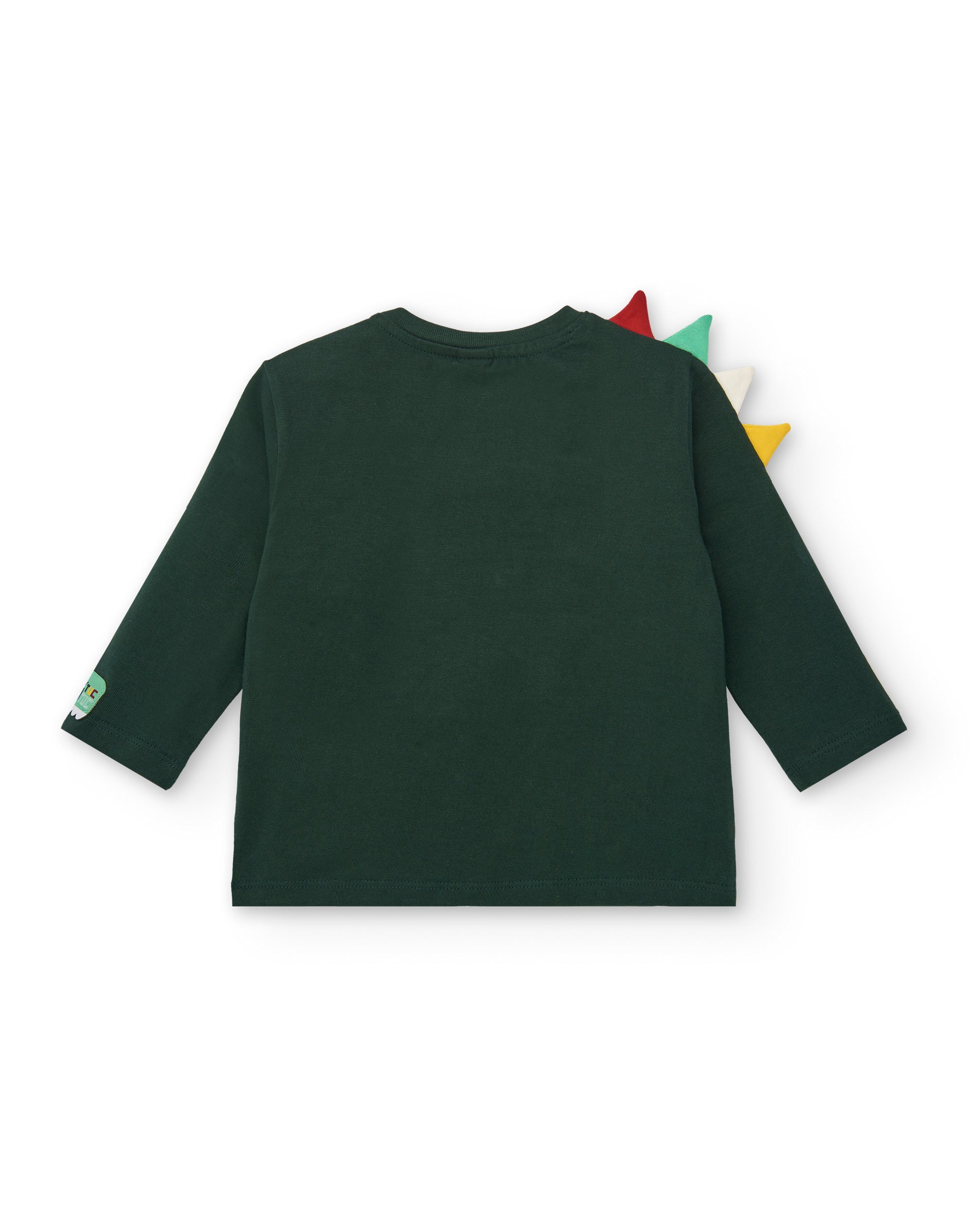 Camiseta de manga larga para niño con diseño de dinosaurio y