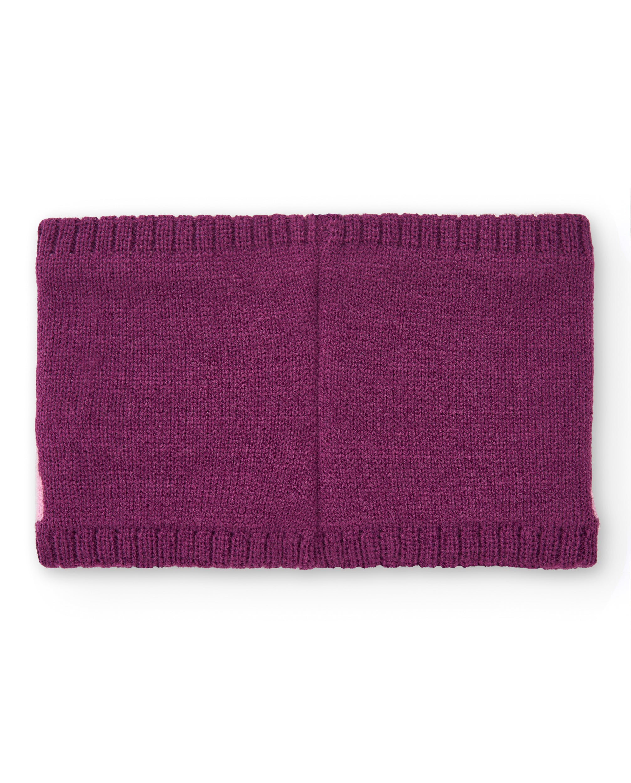 Bandana para niña en fucsia con diseño de arcoíris y estrellas