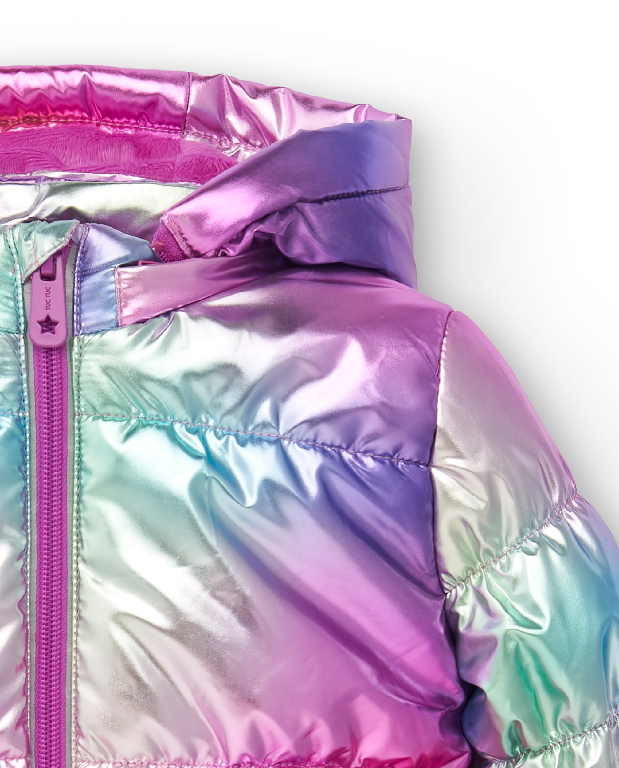 Abrigo impermeable multicolor para niña colección Cyber Dino