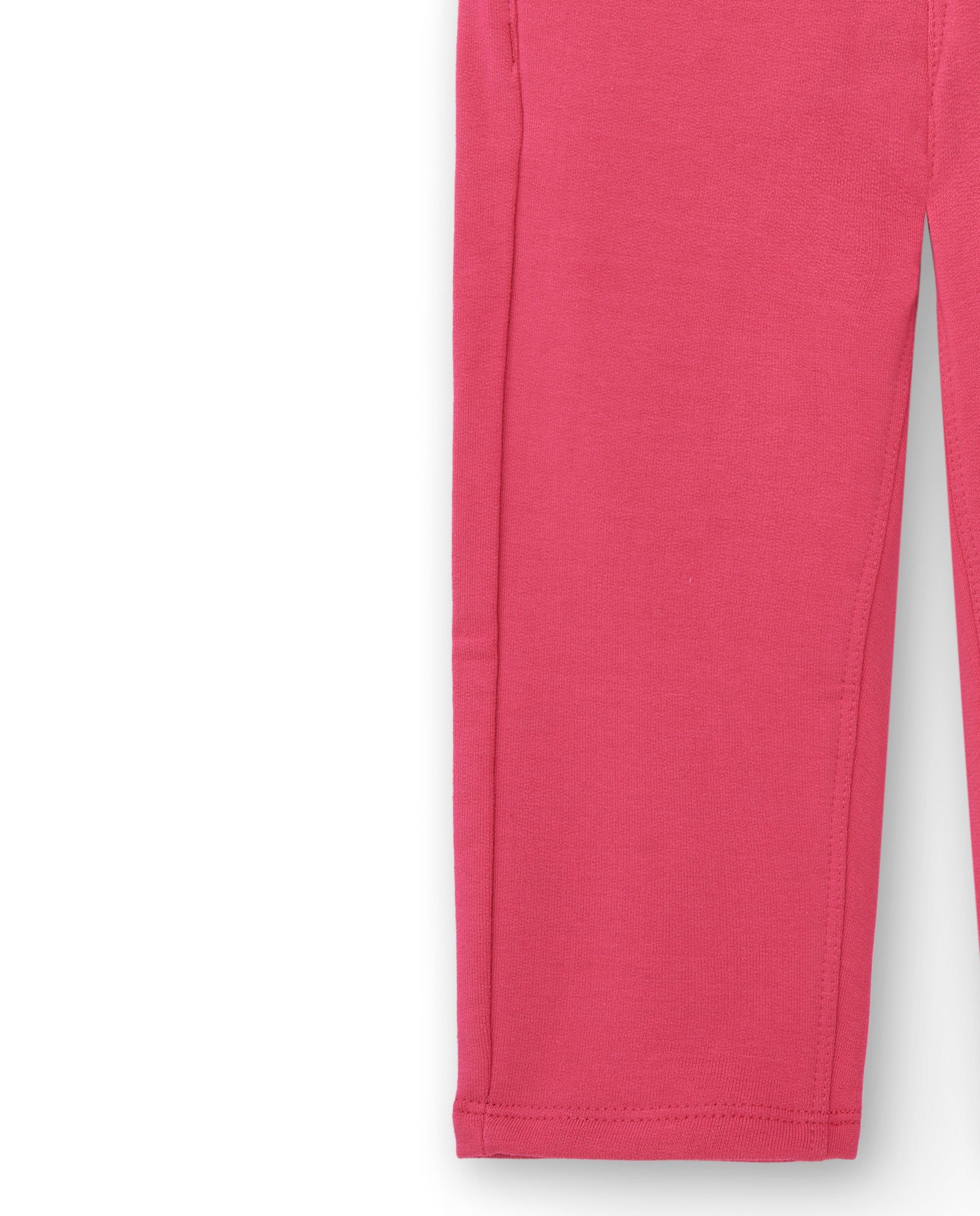Pantalón de felpa para niña en rosa colección Cosmic girl
