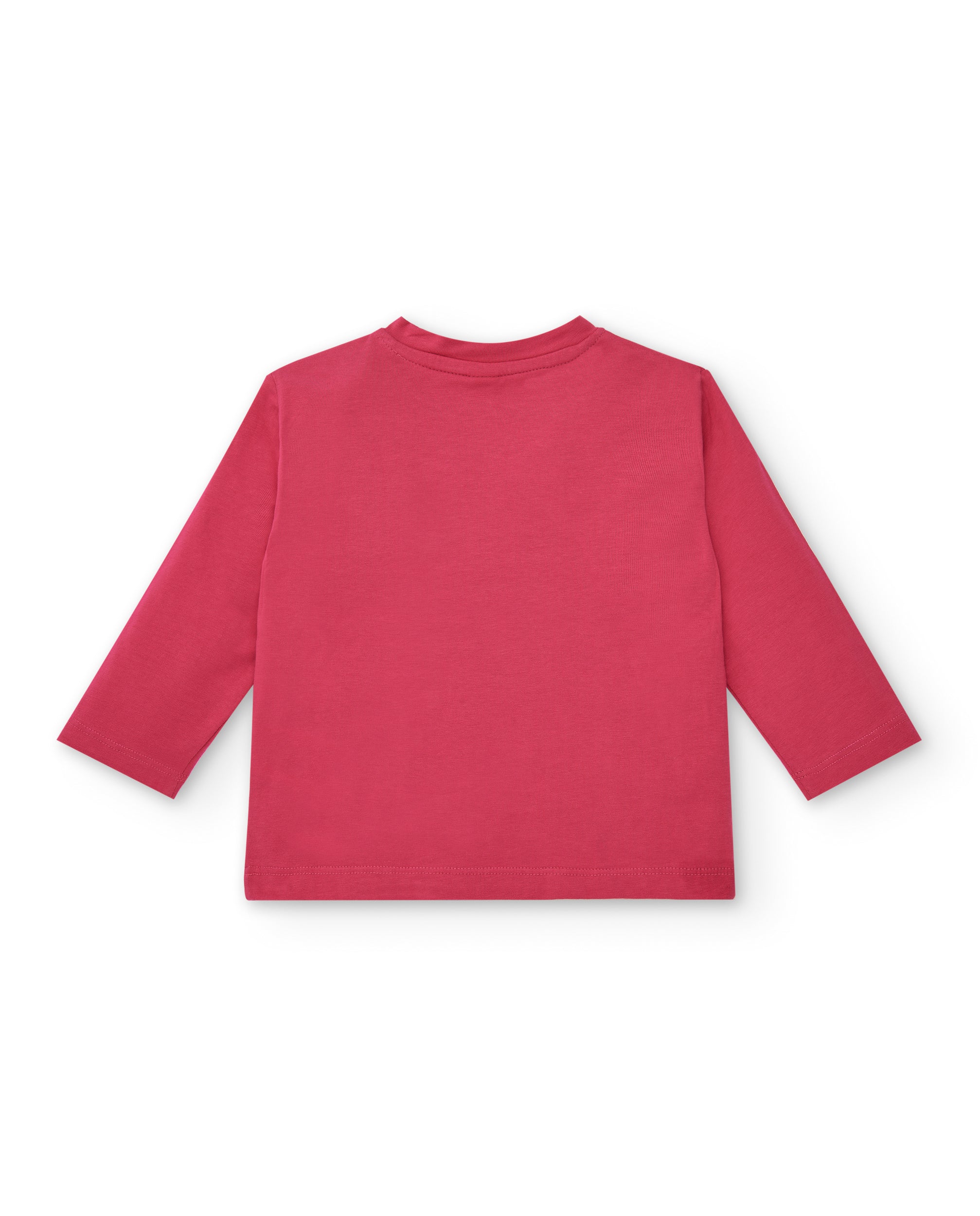 Camiseta para niña en color fucsia con diseño de astronauta