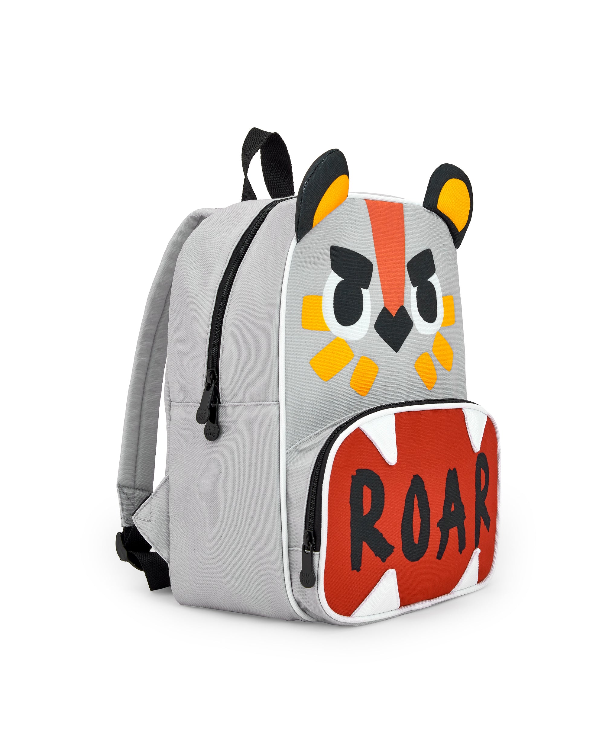 Mochila niño en gris con diseño de tigre colección Cartoon