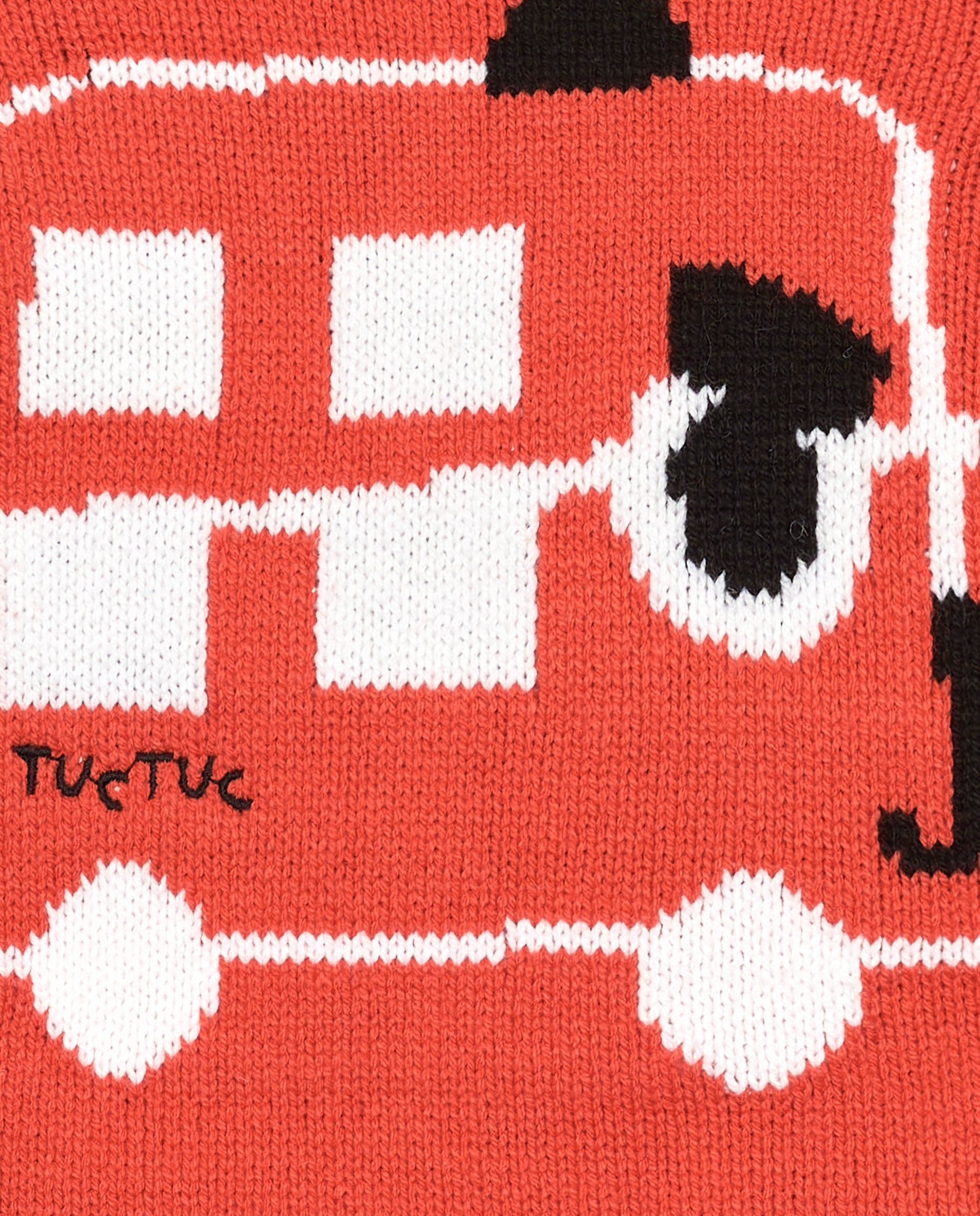 Jersey tricot niño en rojo con diseño de autobús colección