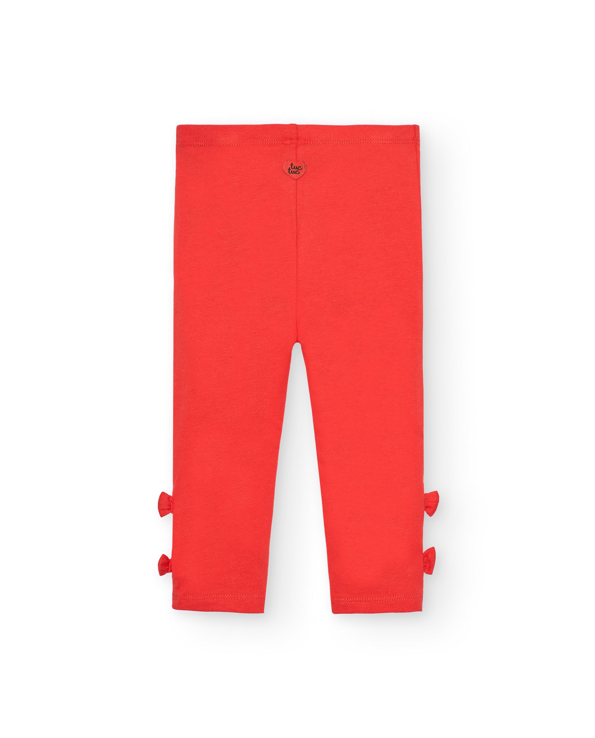 Leggings niña en rojo con lazos laterales colección Cartoon