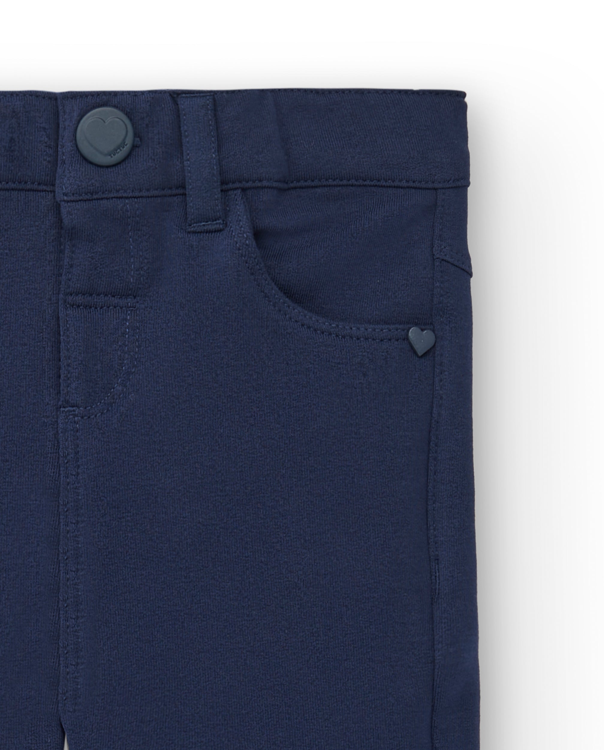 Pantalón niño en azul marino básico colección Big Brains