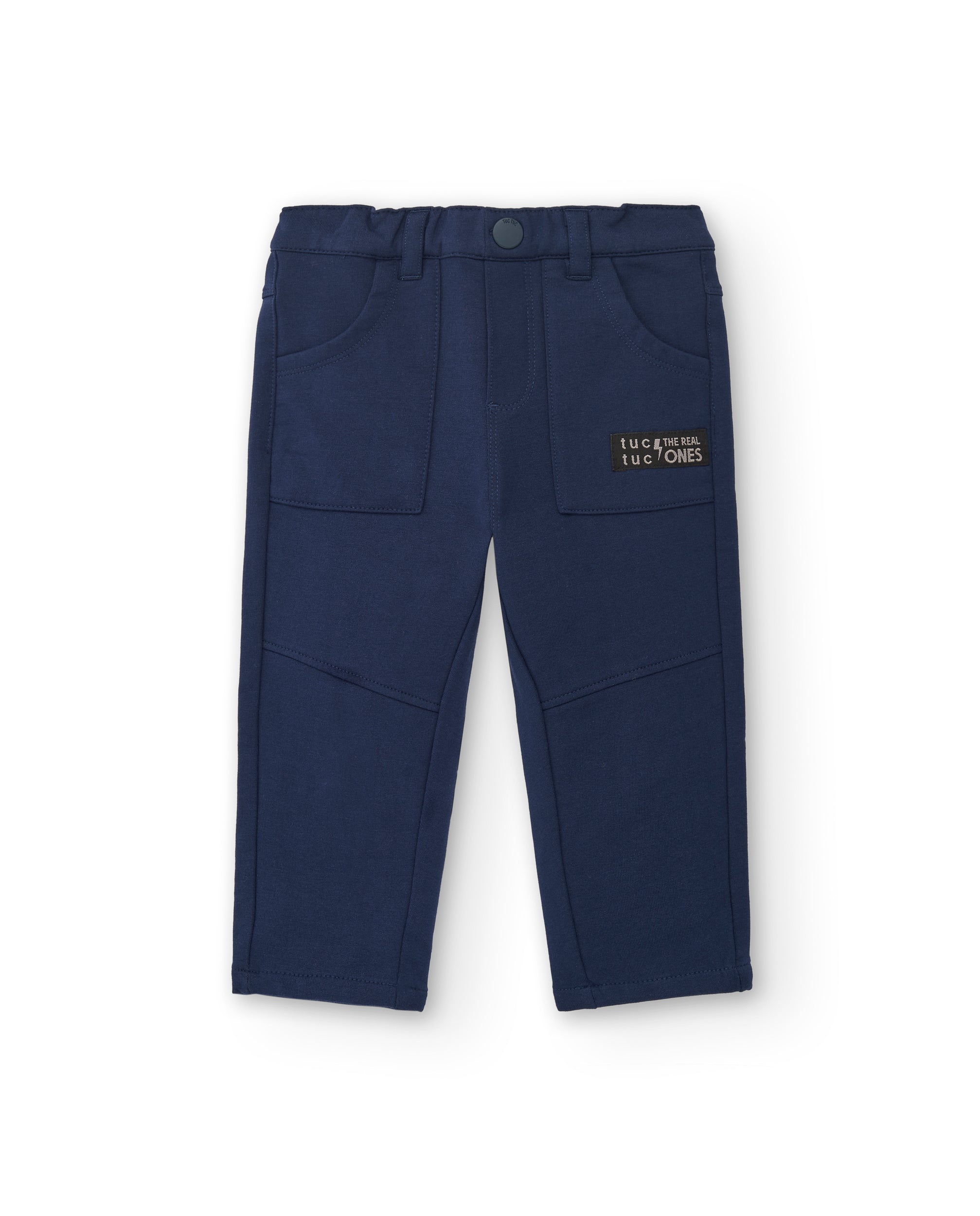 Pantalón niño en azul marino con bolsillos cargo colección Big