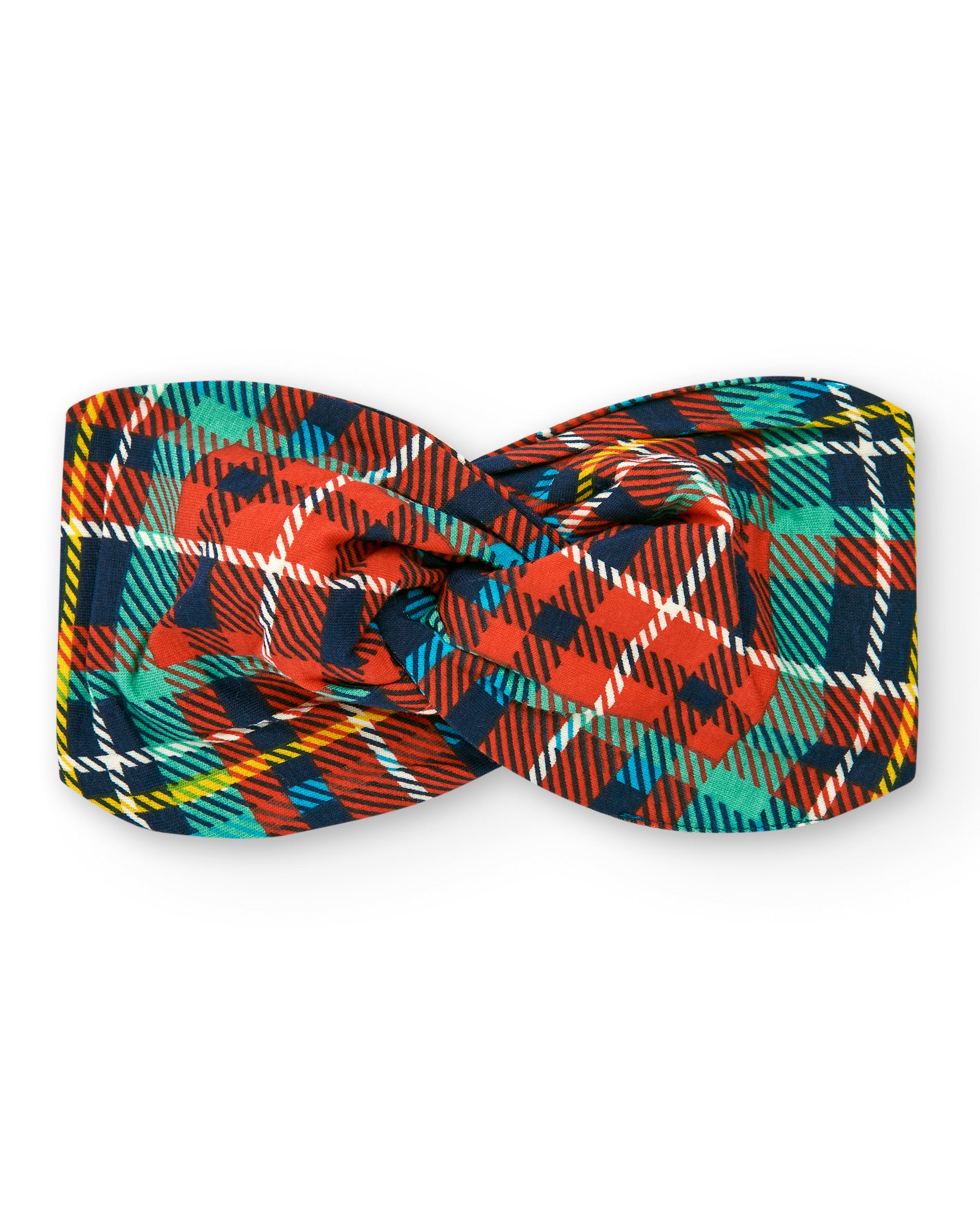 Diadema niña en estampado de cuadros multicolor colección Big