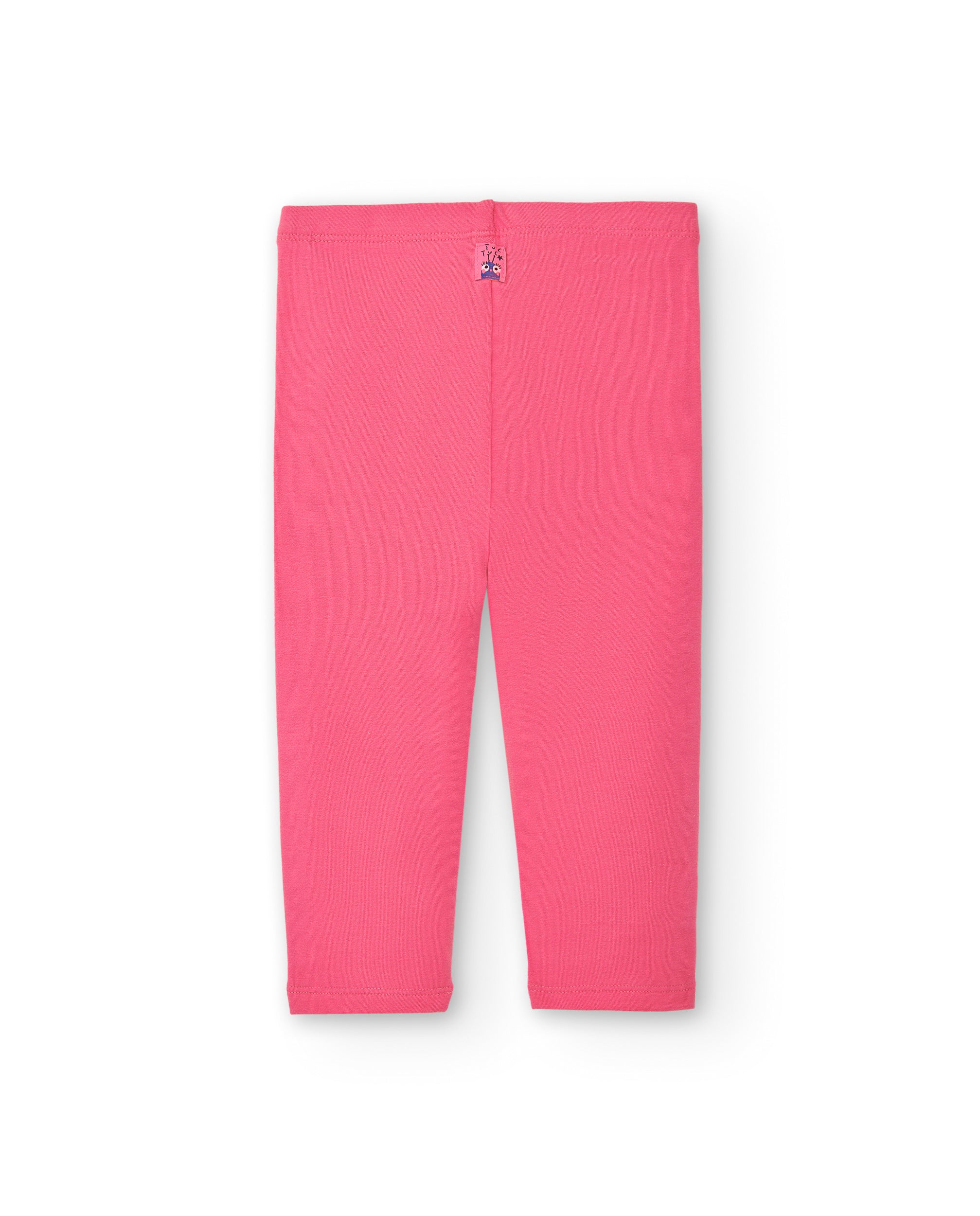 Conjunto de camiseta de manga larga y leggings niña en rosa y