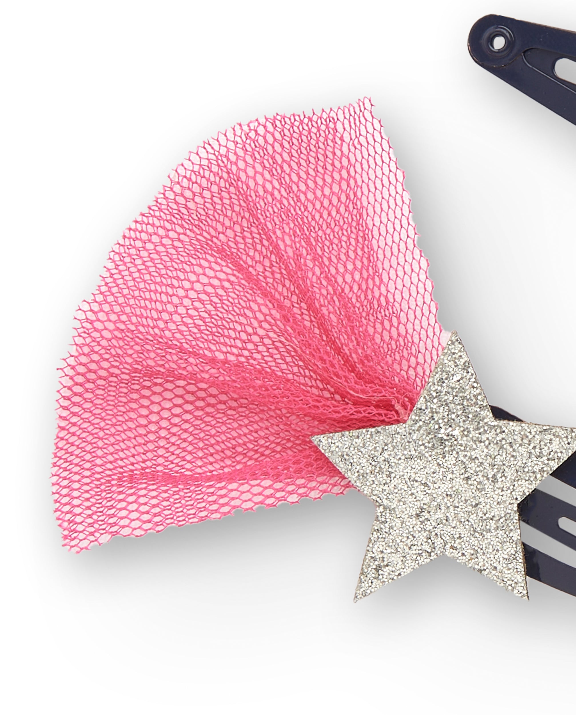 Clips con estrella brillante y tul para niña colección Amazing