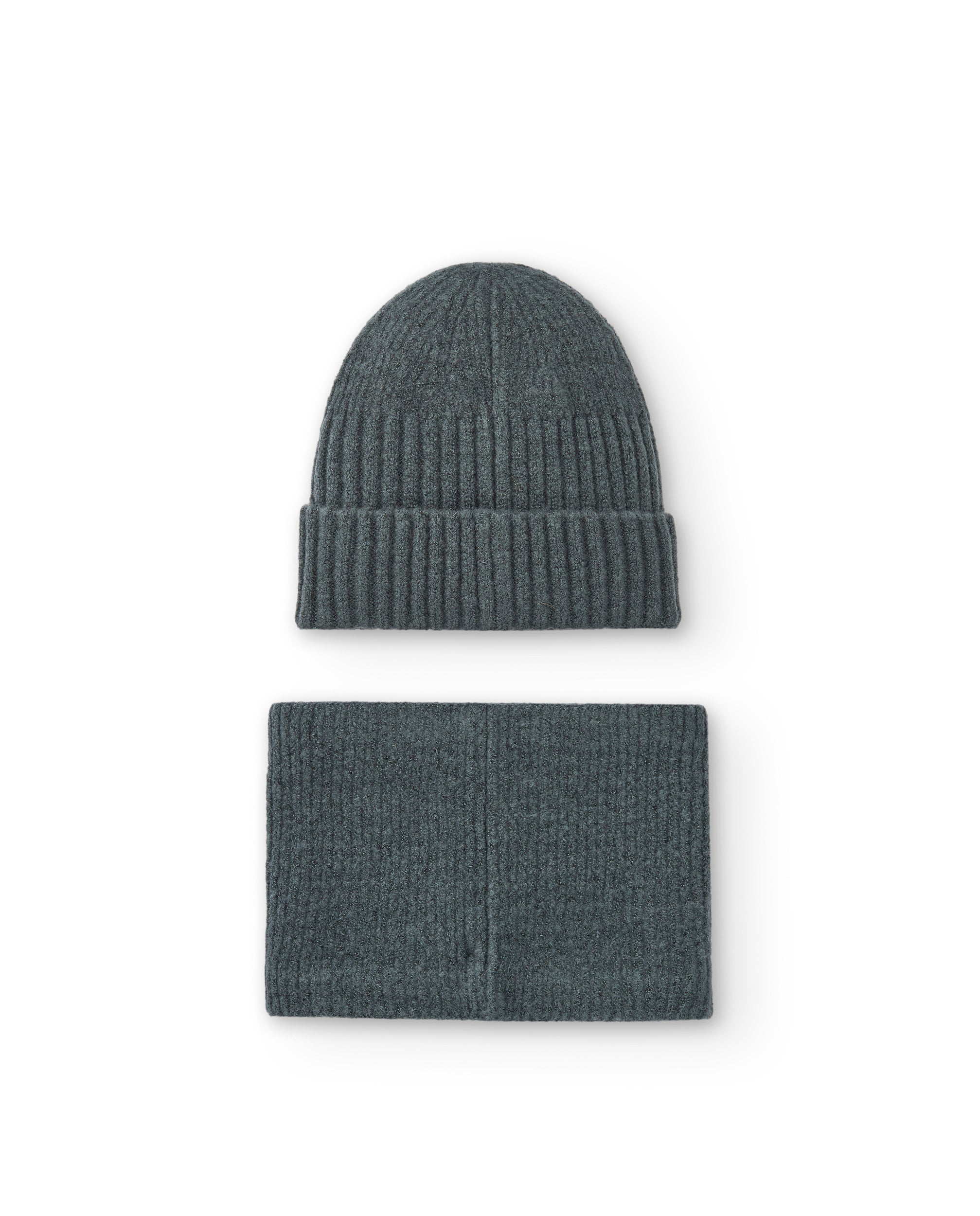 Set de gorro y bandana gris para niño de la colección Dark Rider