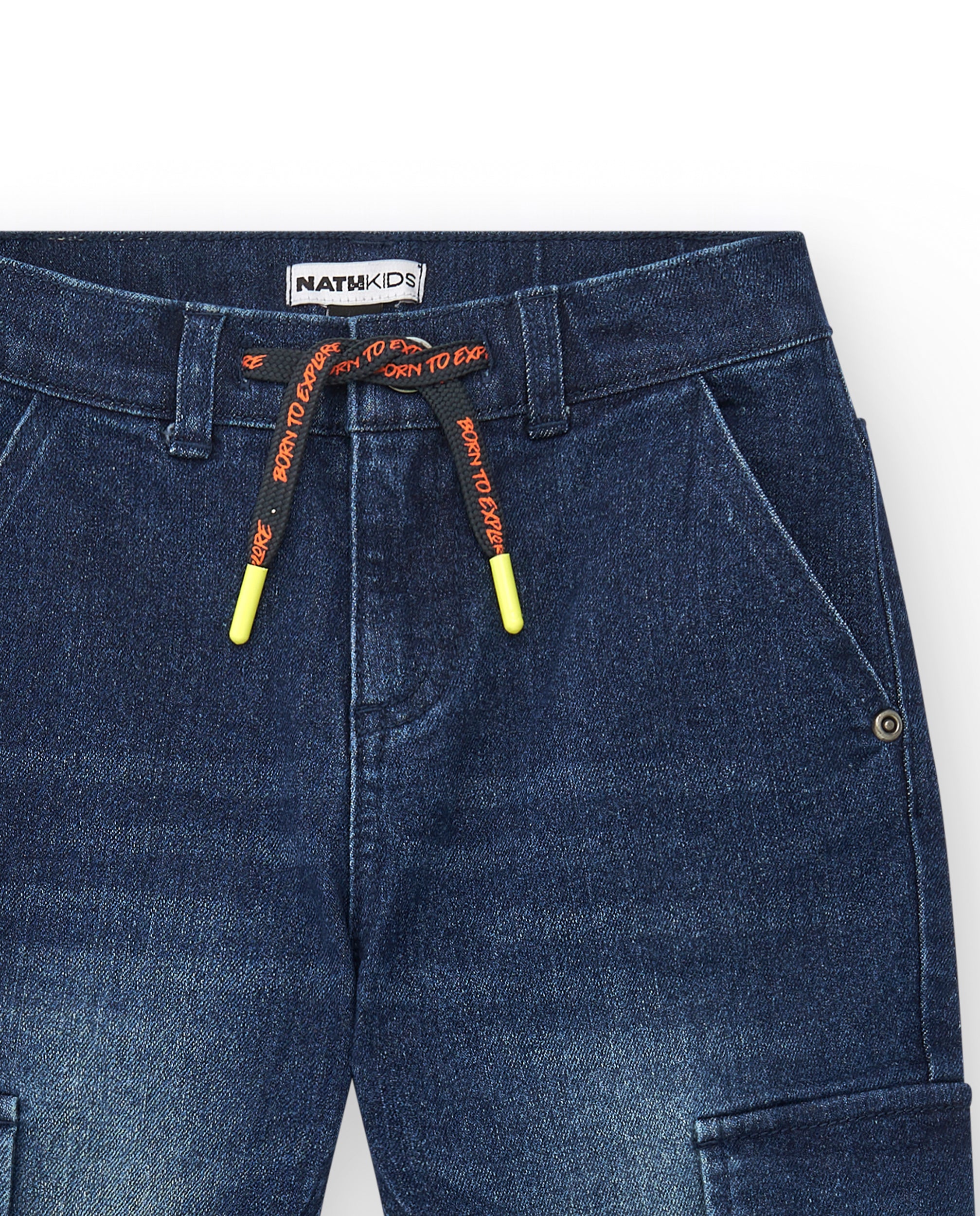 Pantalones cargo denim para niño colección Made for Adventure
