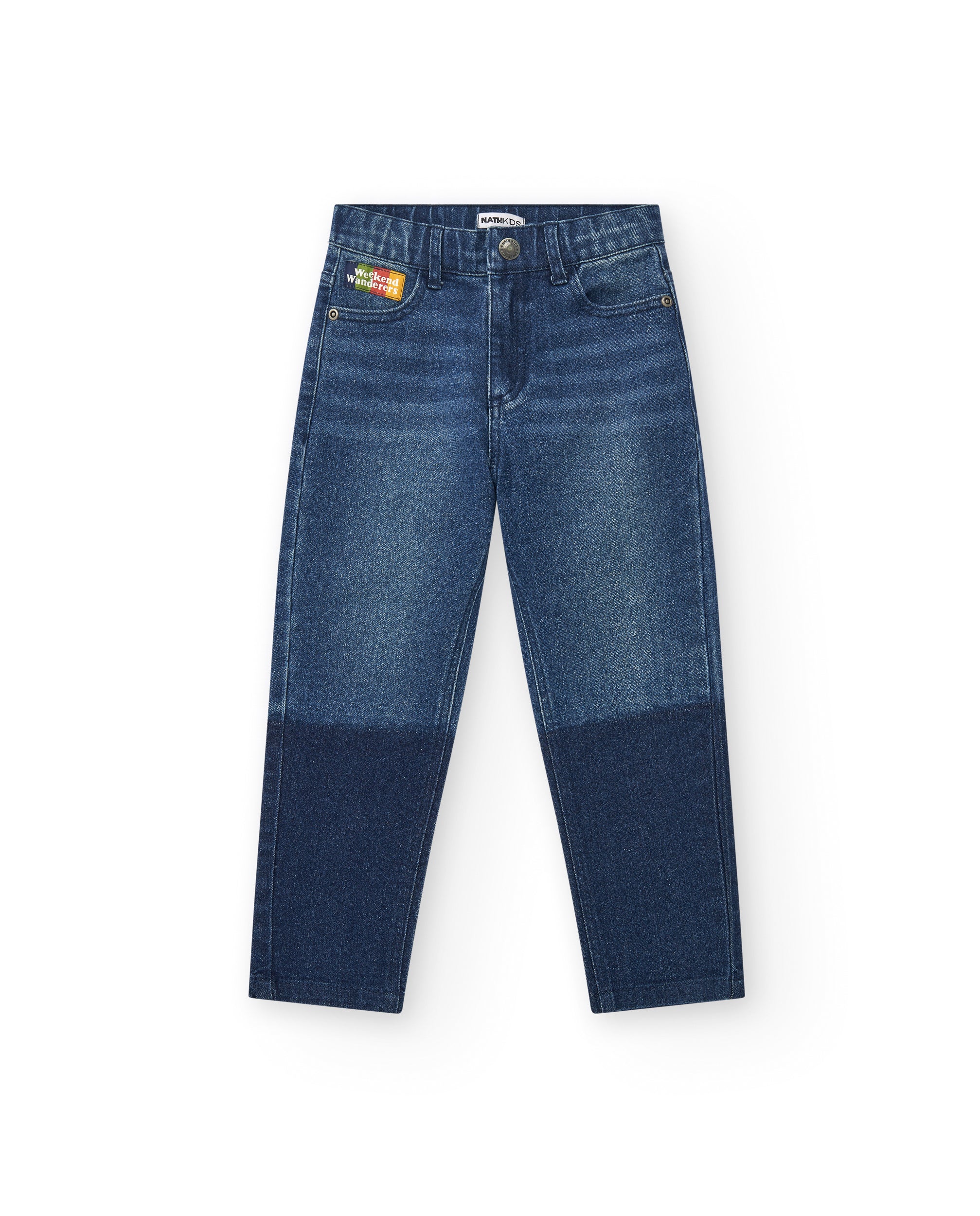 Pantalones vaqueros bicolor para niño de la colección Weekend