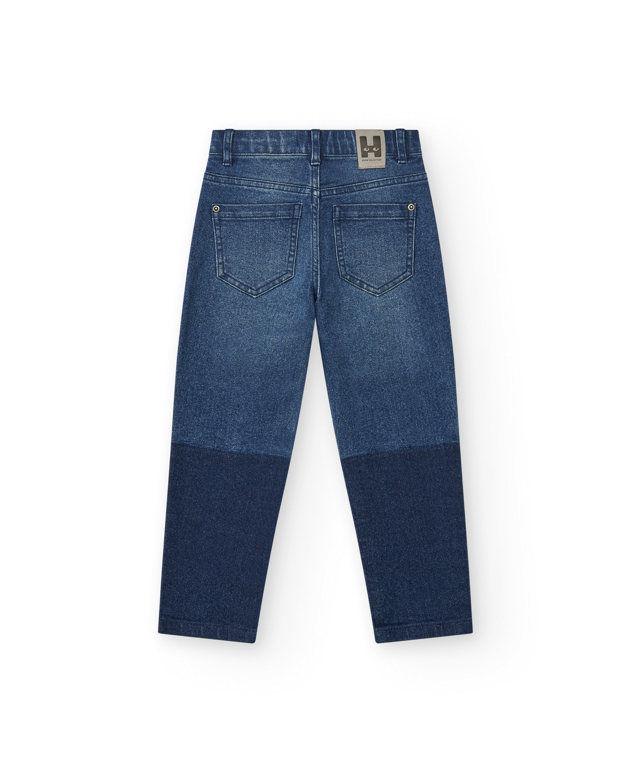 Pantalones vaqueros bicolor para niño de la colección Weekend