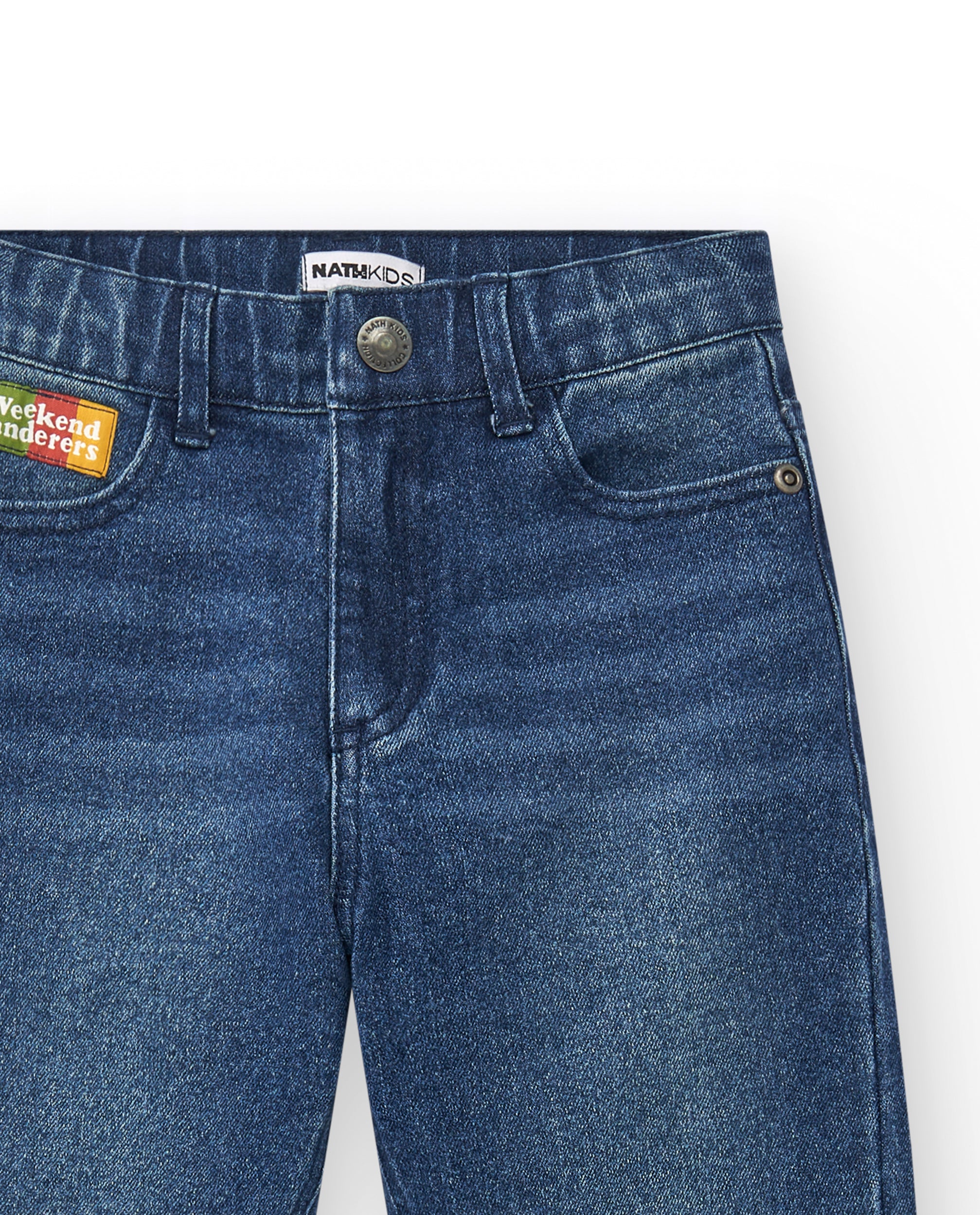 Pantalones vaqueros bicolor para niño de la colección Weekend