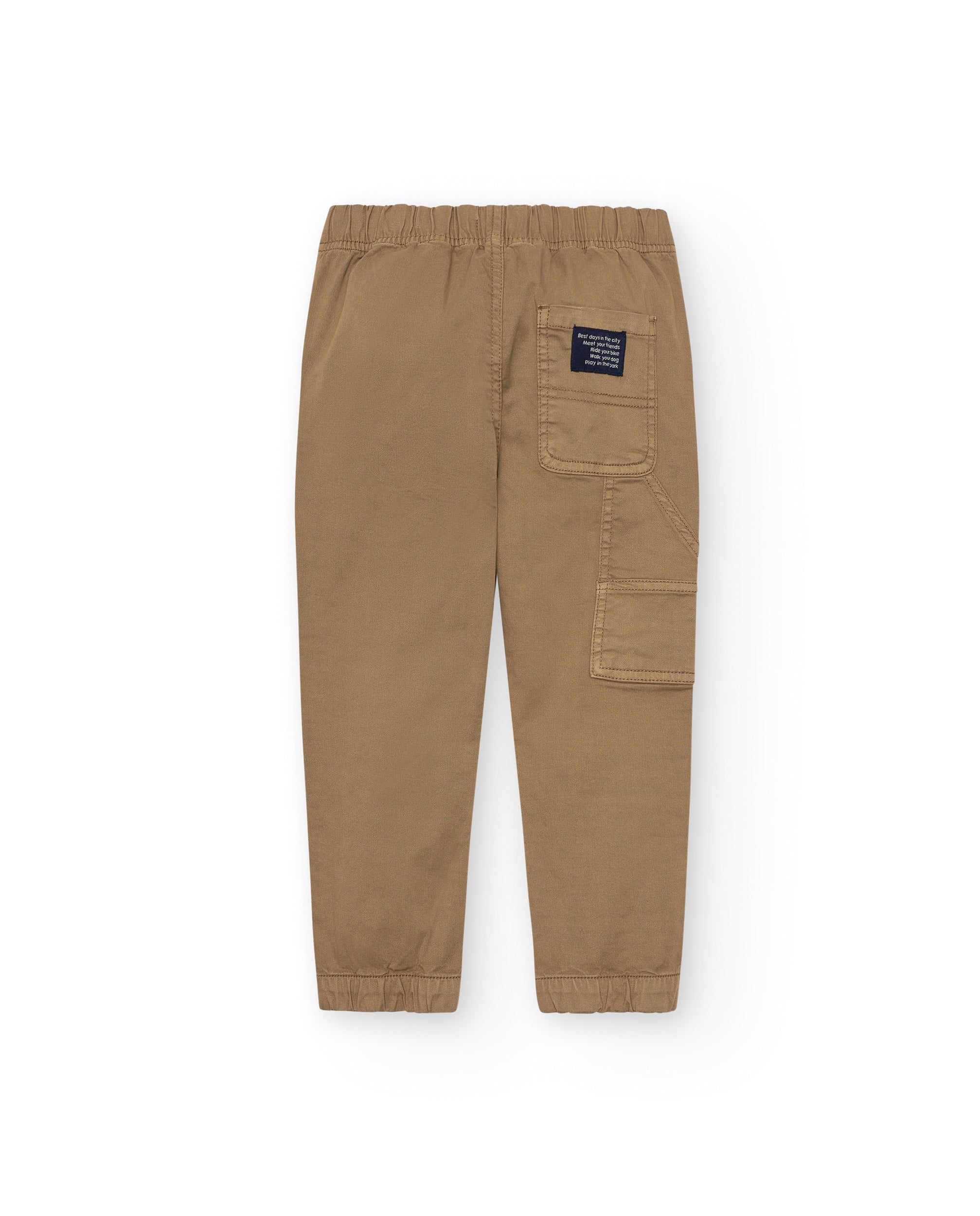 Pantalón jogger caqui para niño colección Pet Friendly Town