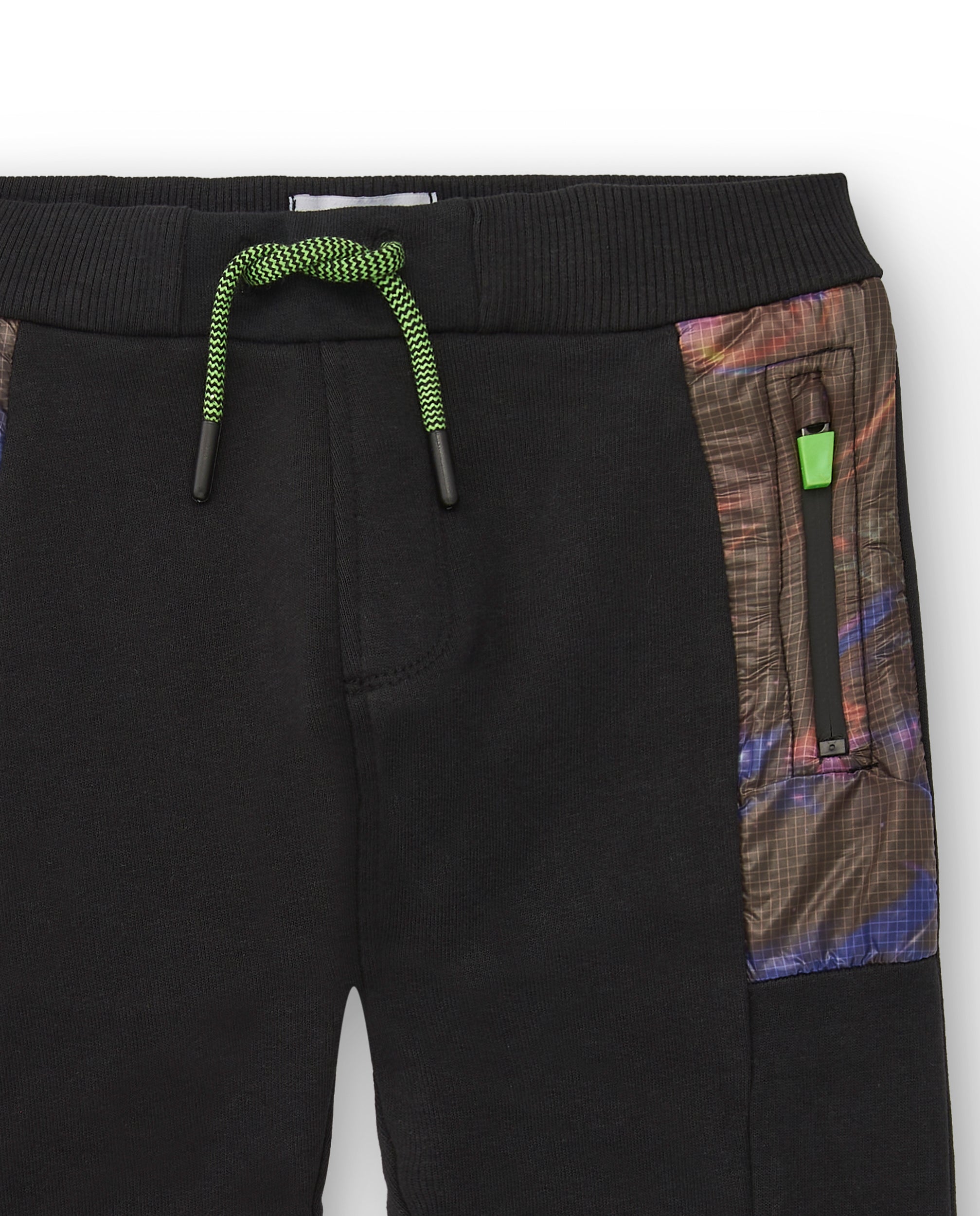 Pantalón jogger en negro para niño colección Intergalactic Fun