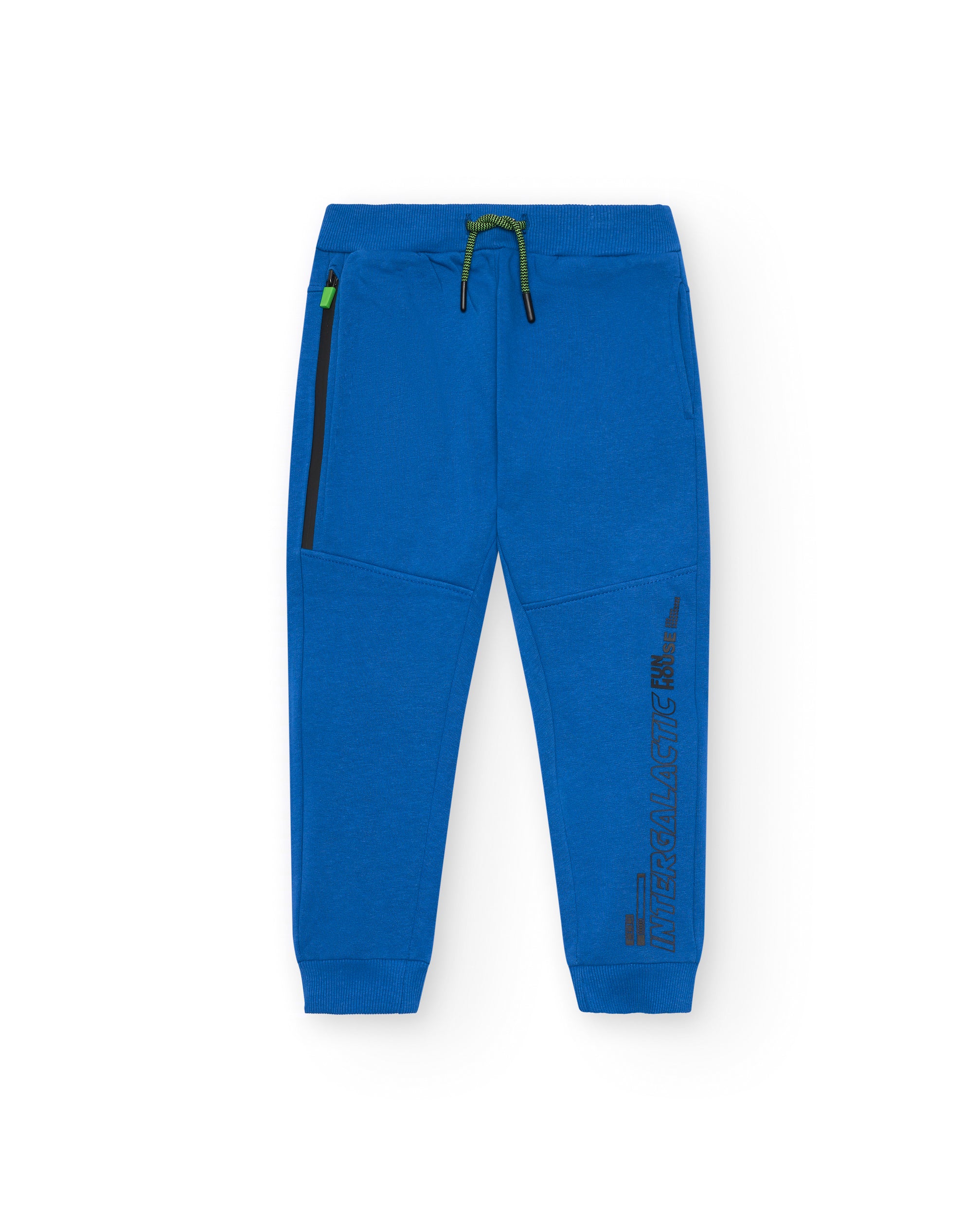 Pantalón jogger en azul para niño colección Intergalactic Fun
