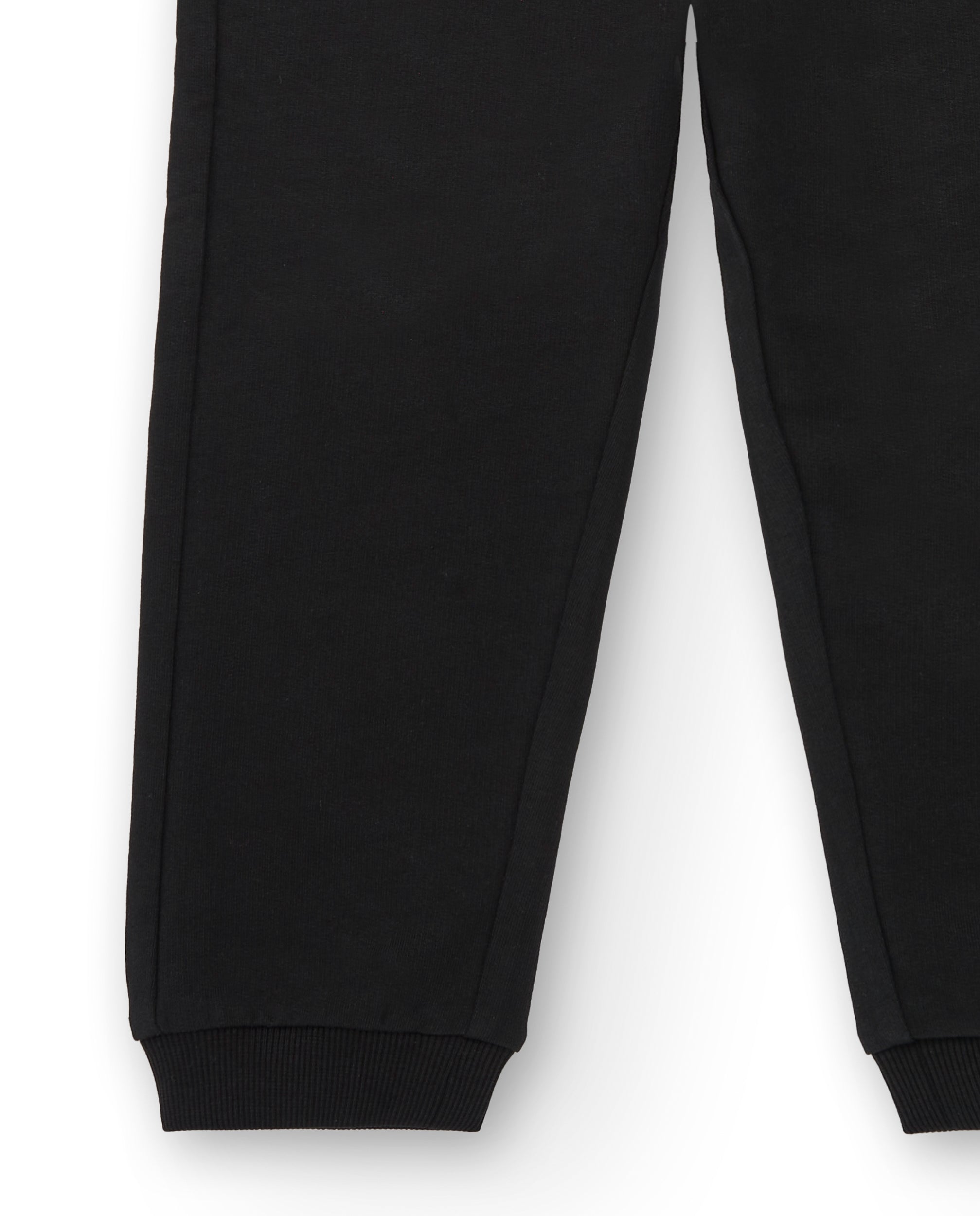 Pantalón jogger niño en negro con cordón ajustable colección