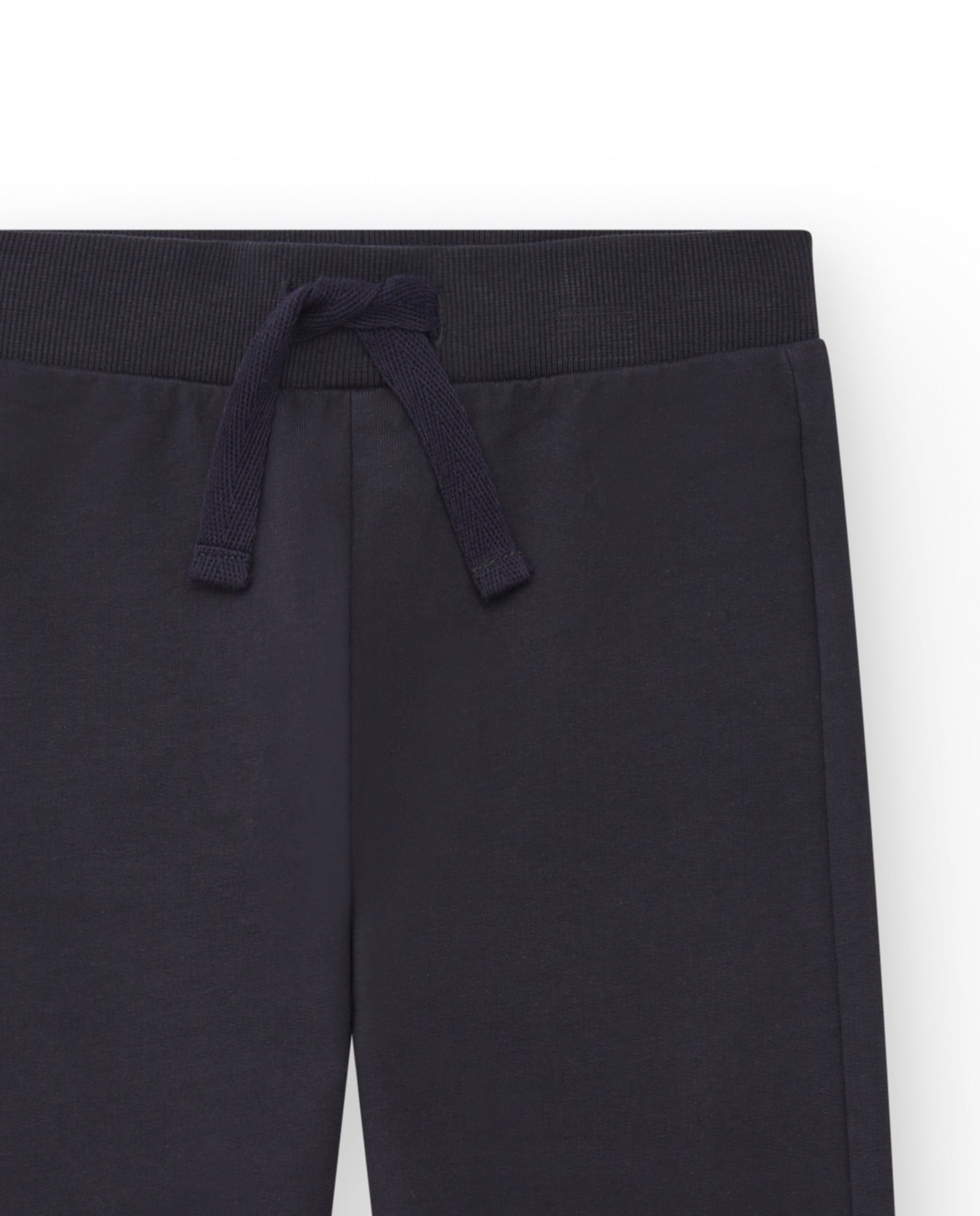Pantalón jogger niño en azul marino con cordón ajustable