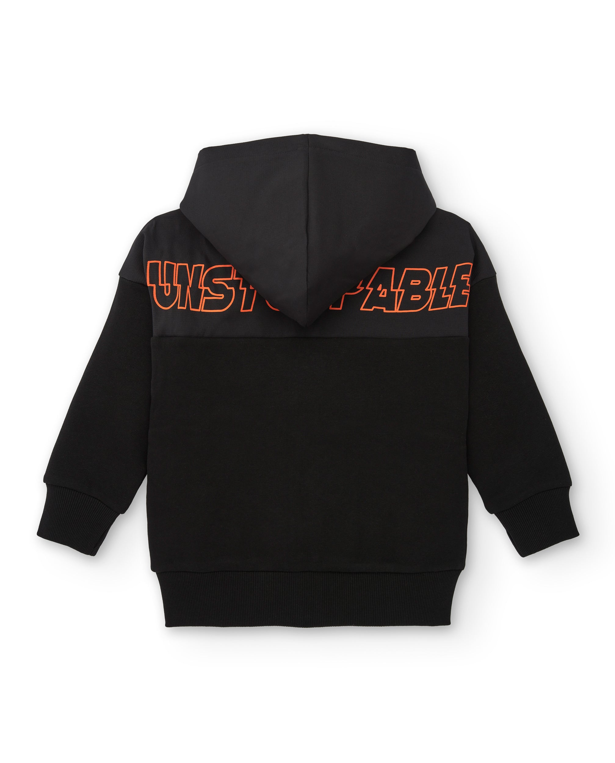 Sudadera con capucha negra para niño de la colección Dark Rider