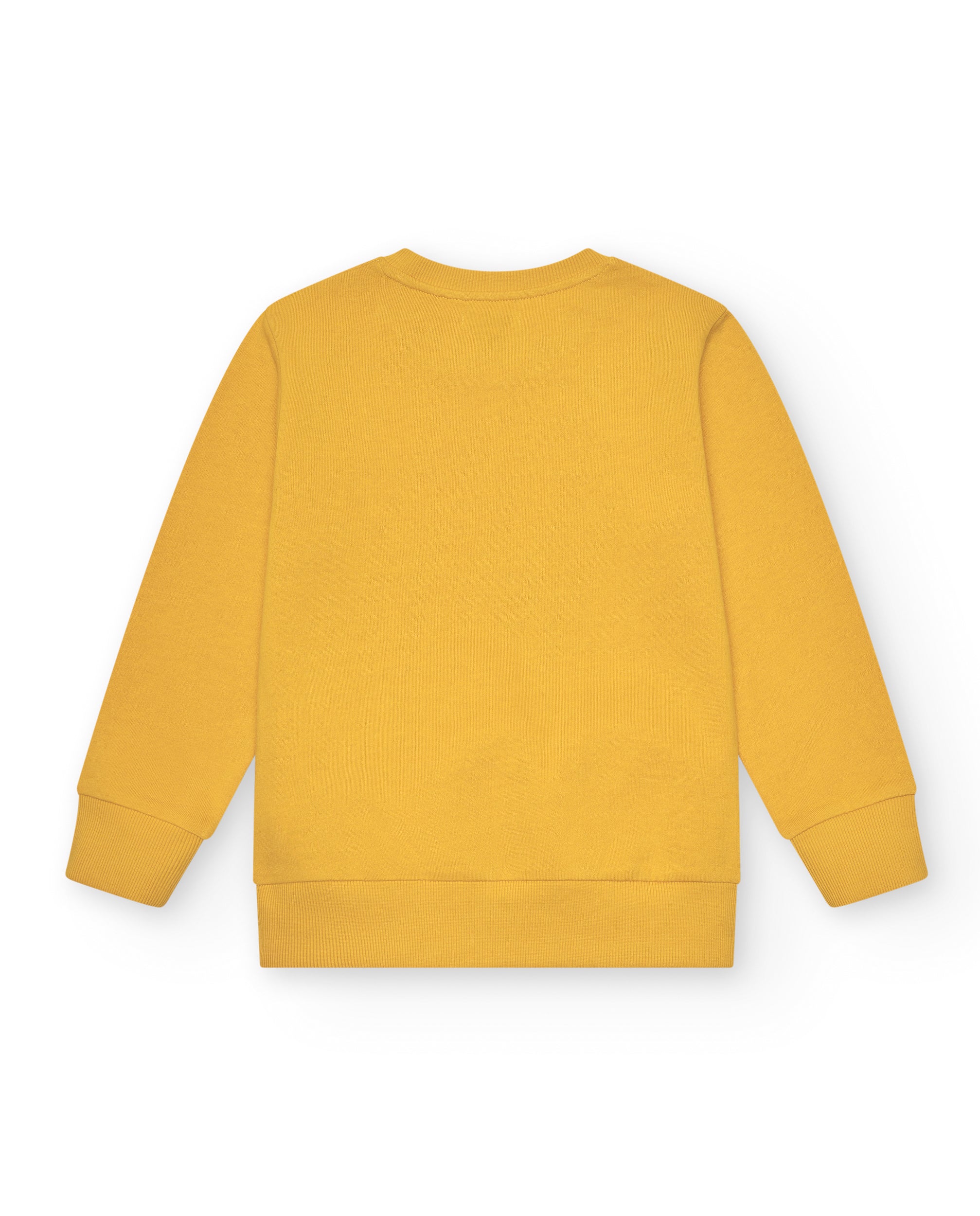 Sudadera amarilla con estampado de paisaje para niño de la